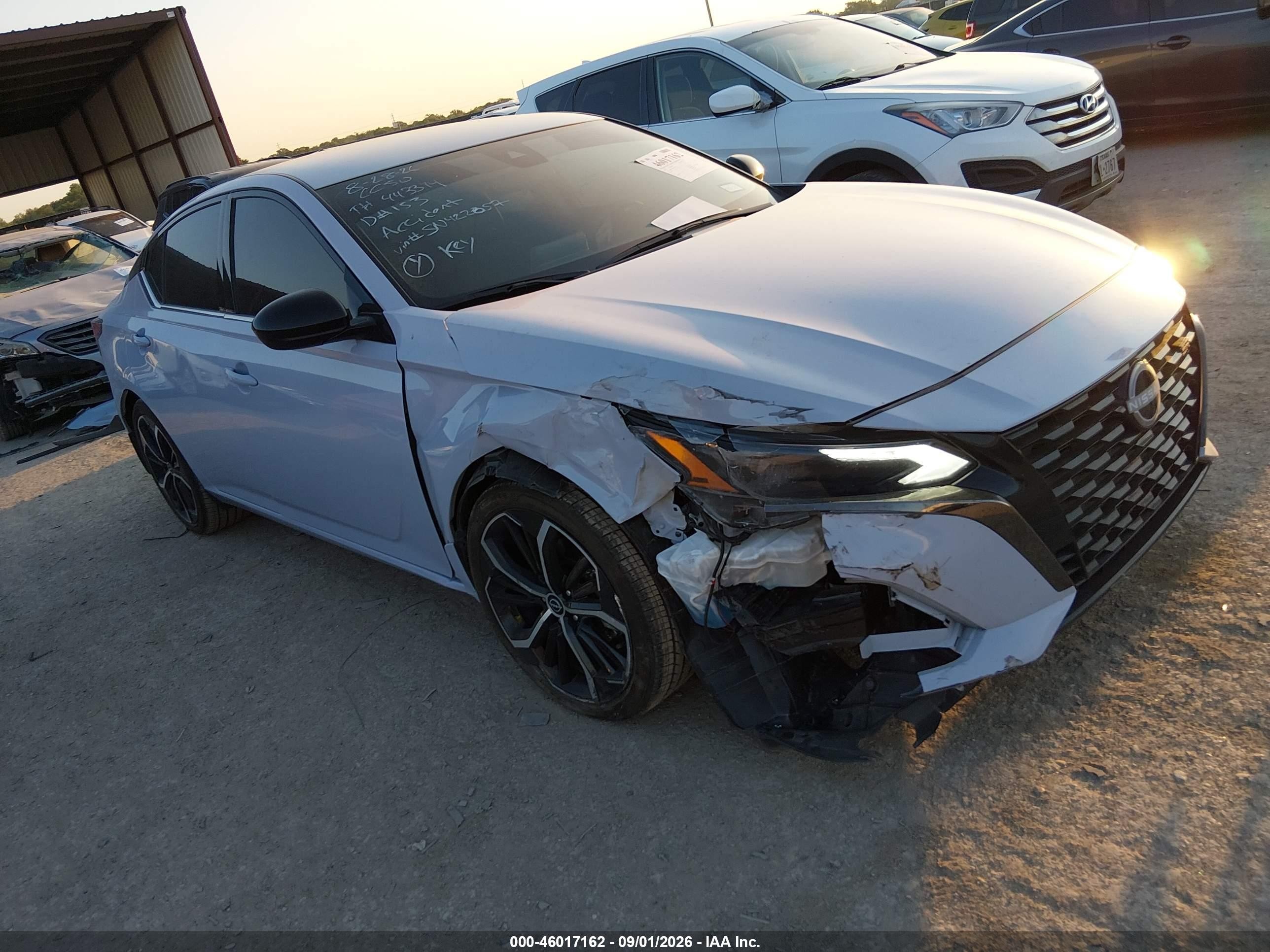 2025 Nissan Altima VIN 1N4BL4CV8SN422057 — IAAI salvage auction photo