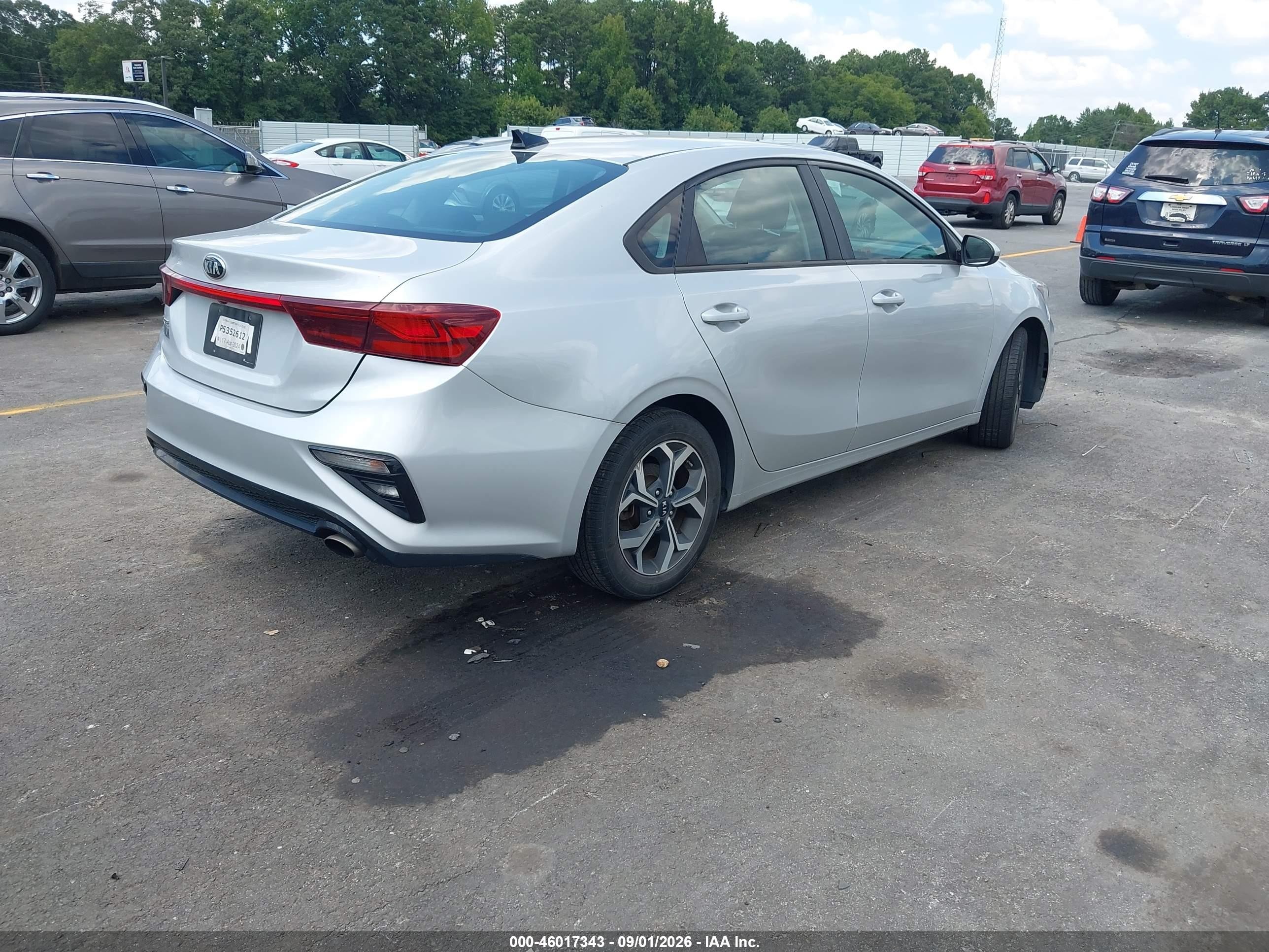 2021 Kia Forte VIN 3KPF24AD0ME316508 IAAI salvage auction — Normal Wear, Clear (Georgia), sold $3,300 on 2026-09-10 (photo 4)
