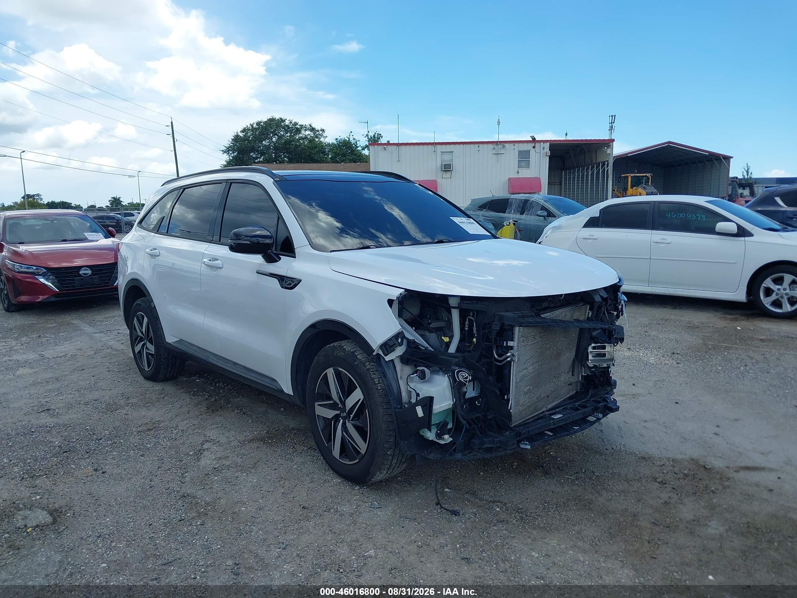 2021 Kia Sorento VIN 5XYRL4LC7MG007880 — IAAI salvage auction photo