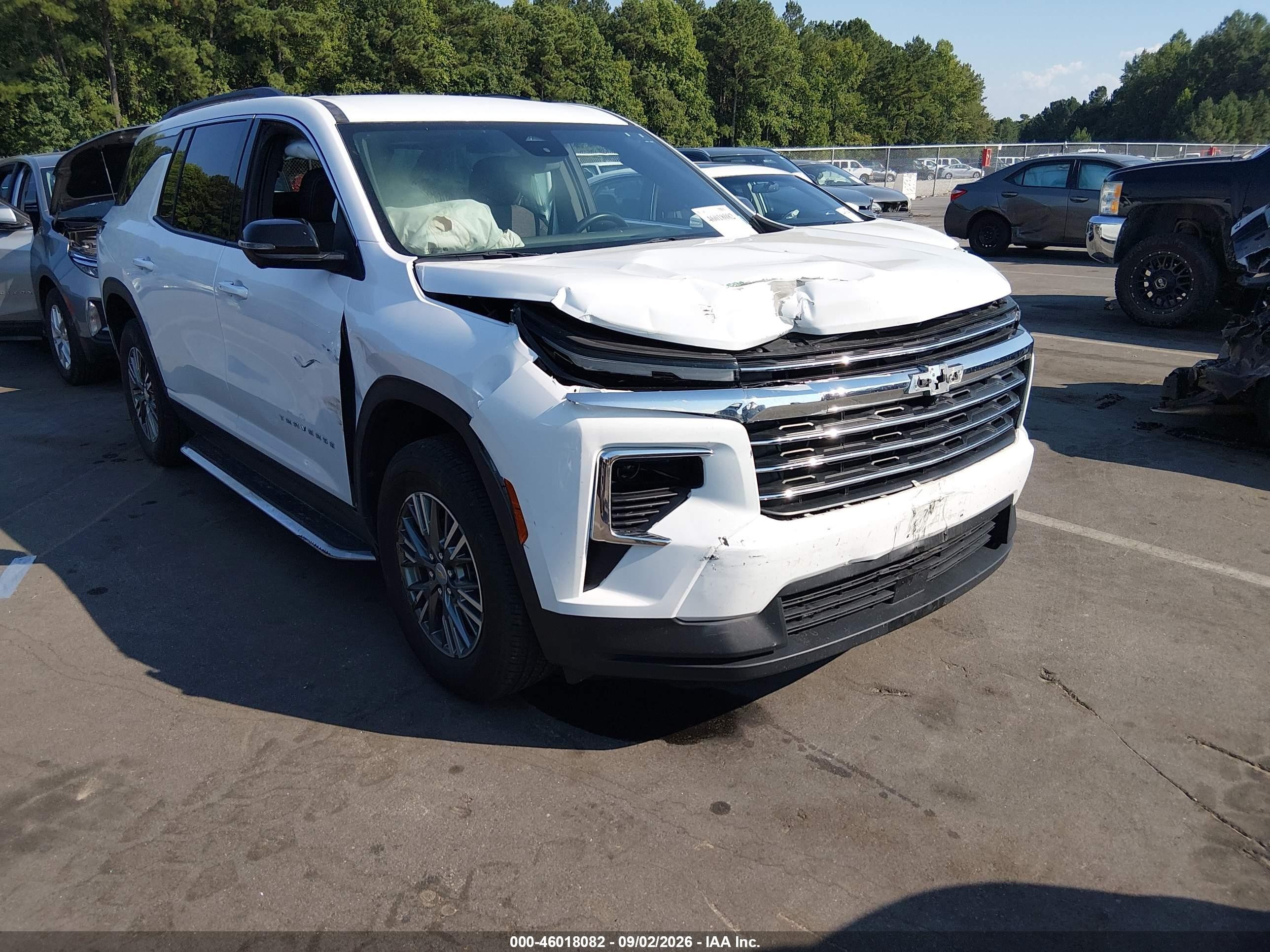2025 Chevrolet Traverse VIN 1GNERGRS1SJ141334 — IAAI salvage auction photo