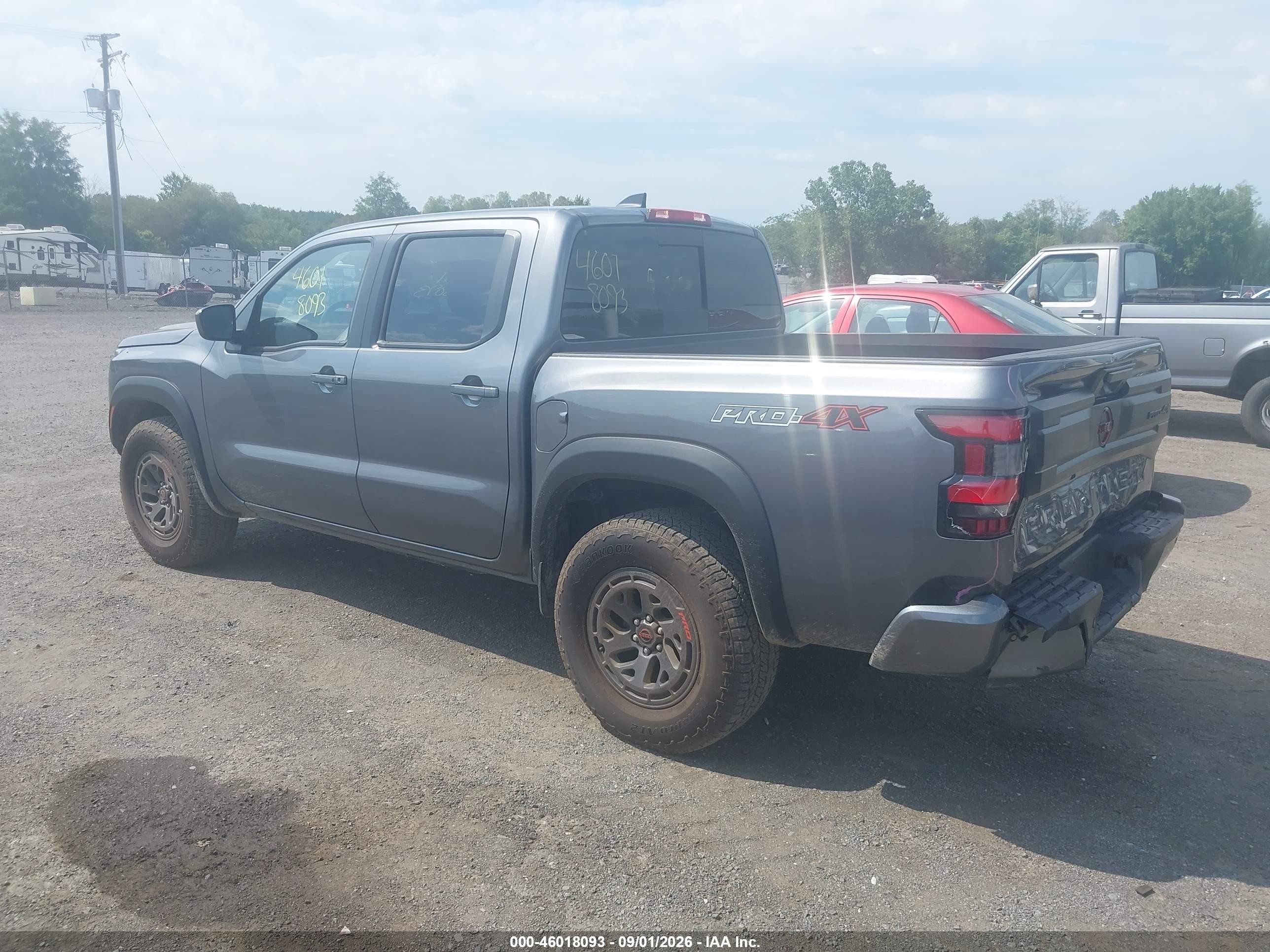 2026 Nissan Frontier VIN 1N6ED1EK4TN639321 IAAI salvage auction — Rear End, Enterprise Vehicles Clear Only (Virginia), sold $26,000 on 2026-09-04 (photo 3)
