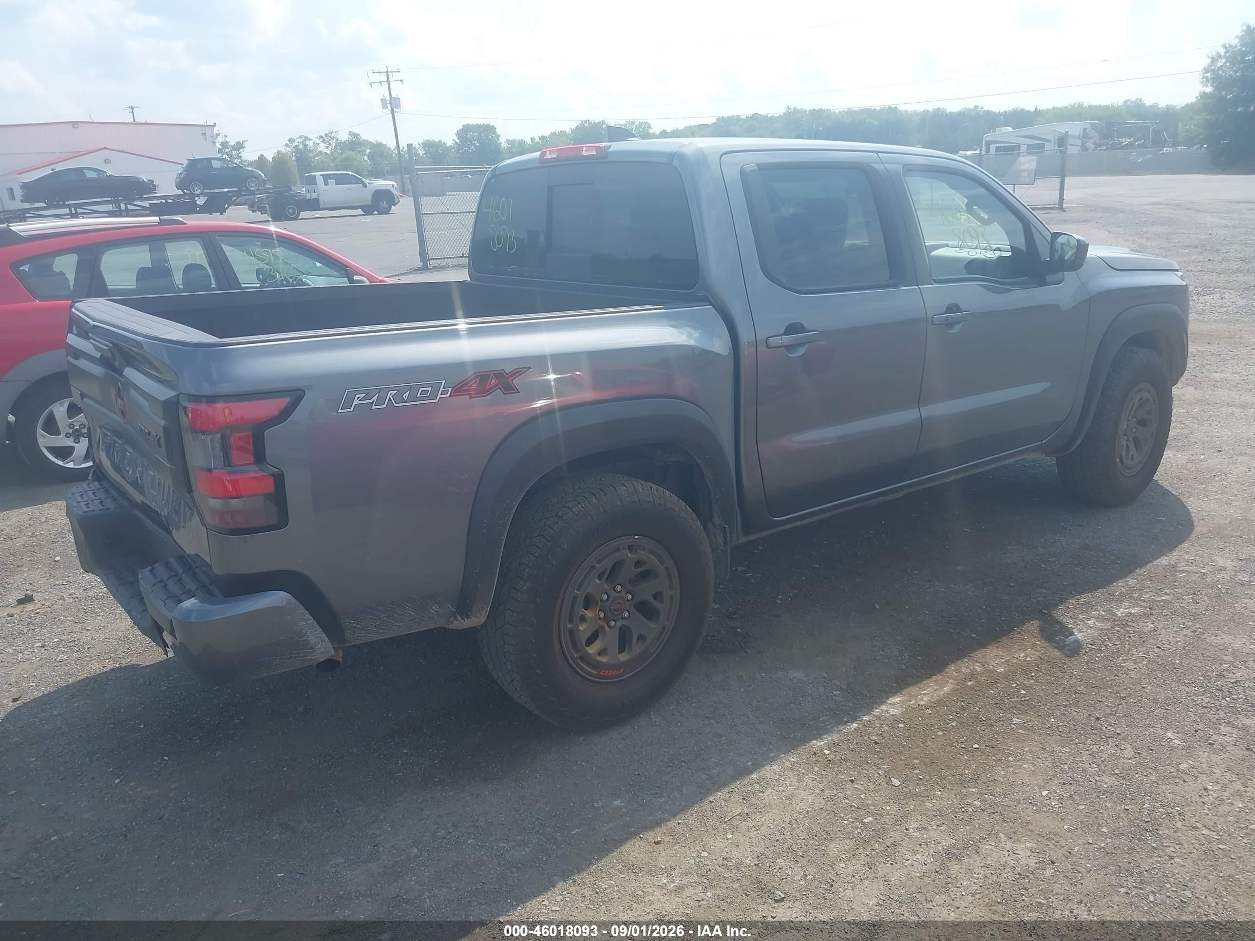 2026 Nissan Frontier VIN 1N6ED1EK4TN639321 IAAI salvage auction — Rear End, Enterprise Vehicles Clear Only (Virginia), sold $26,000 on 2026-09-04 (photo 4)