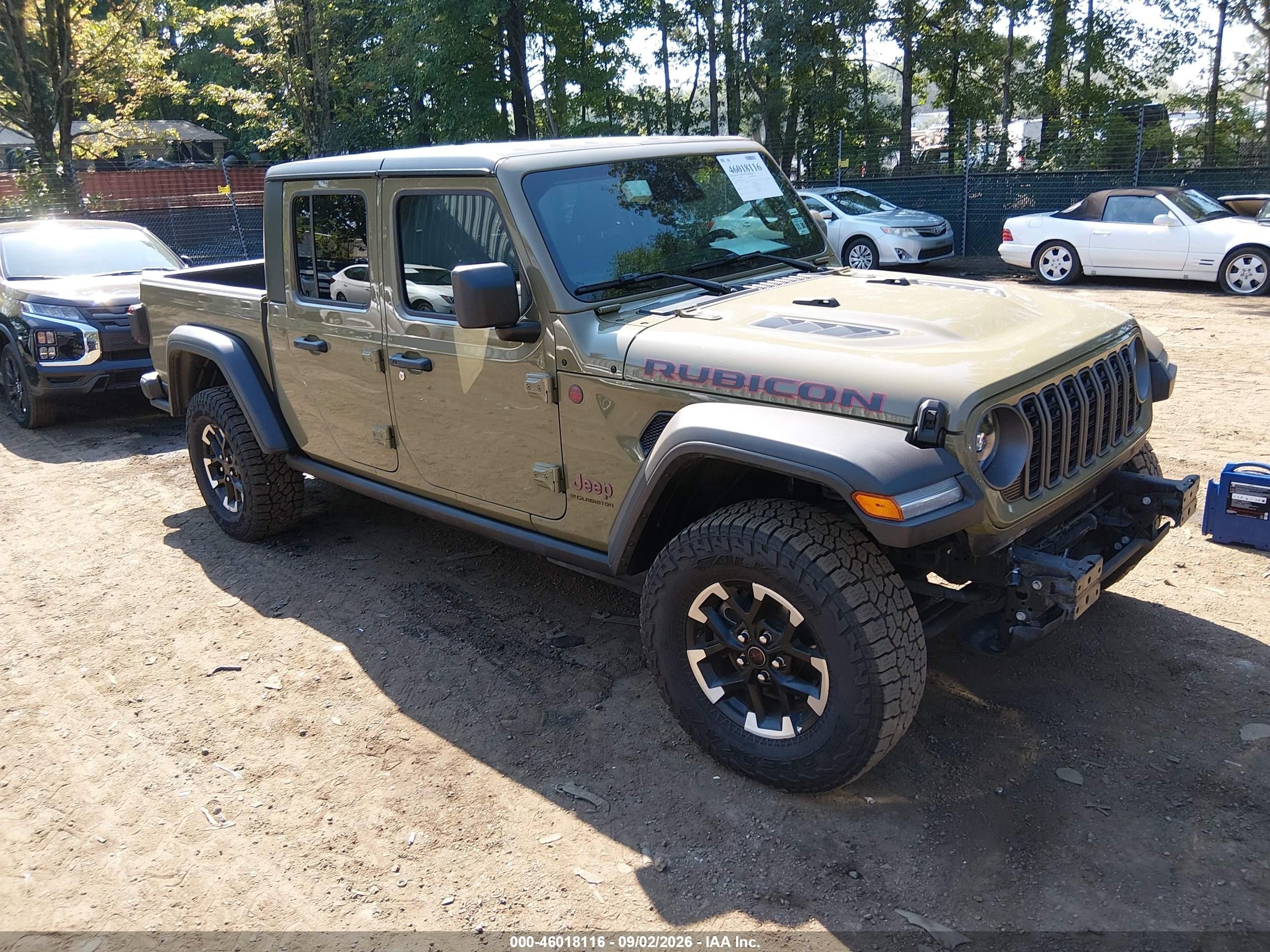 2026 Jeep Gladiator VIN 1C6RJTBG7TL162444 — IAAI salvage auction photo