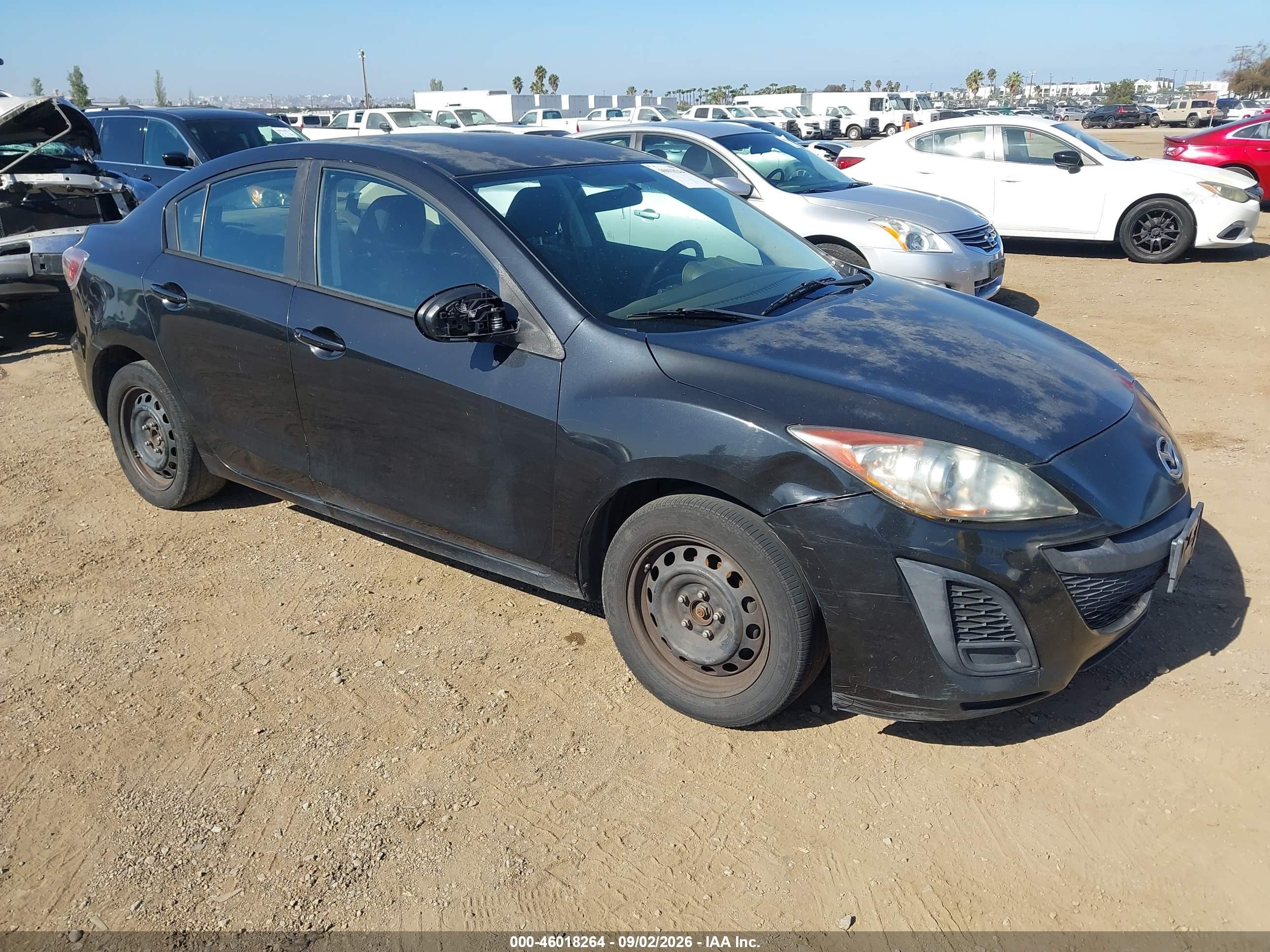 2011 Mazda 3 VIN JM1BL1UF7B1404589 IAAI salvage auction — Normal Wear, Clear - Dealer Only (California), sold $350 on 2026-09-08 (photo 1)