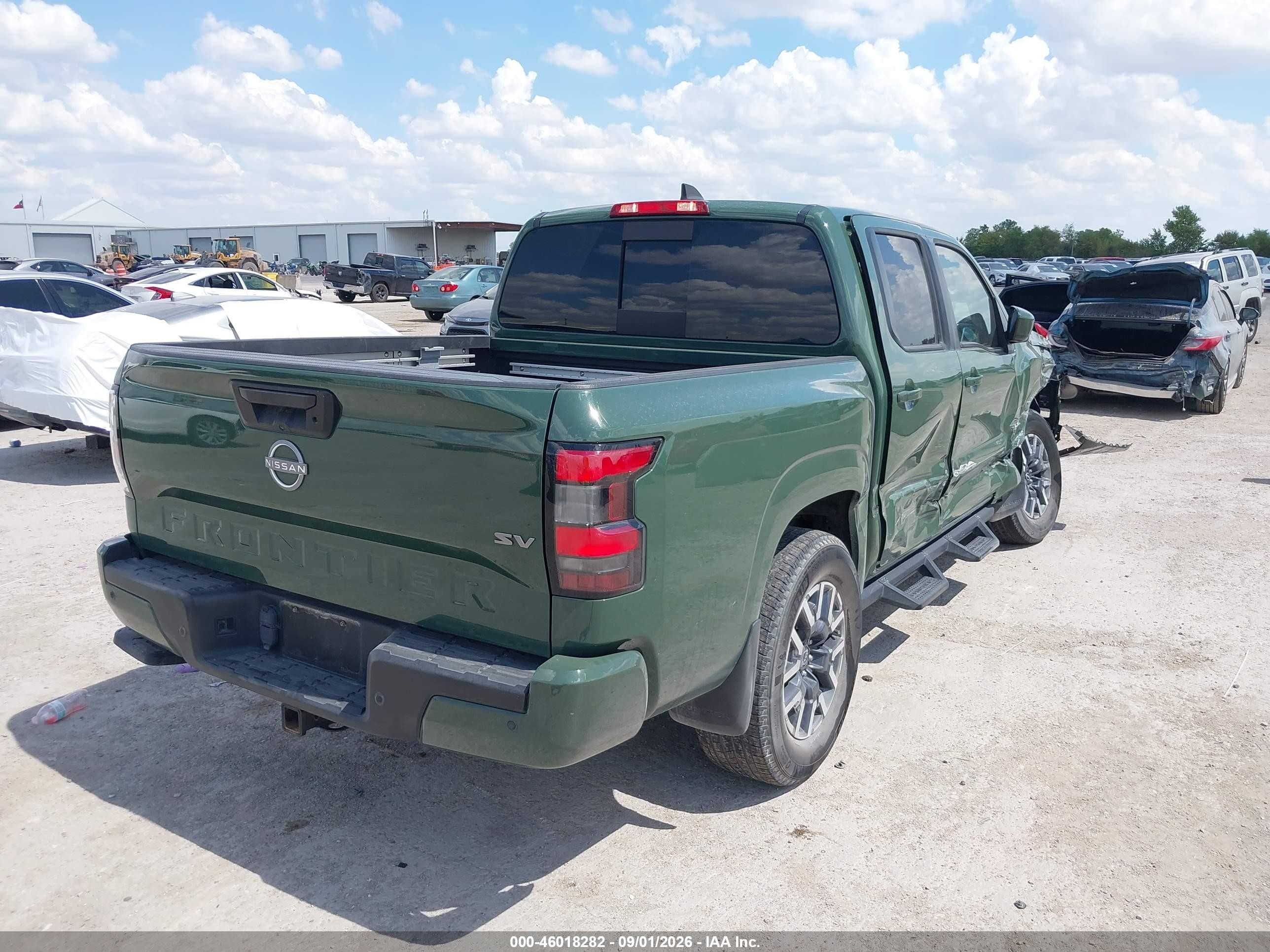 2023 Nissan Navara (frontier) VIN 1N6ED1EJ2PN605830 IAAI salvage auction — Side, Salvage (Texas), sold $9,000 on 2026-09-14 (photo 4)