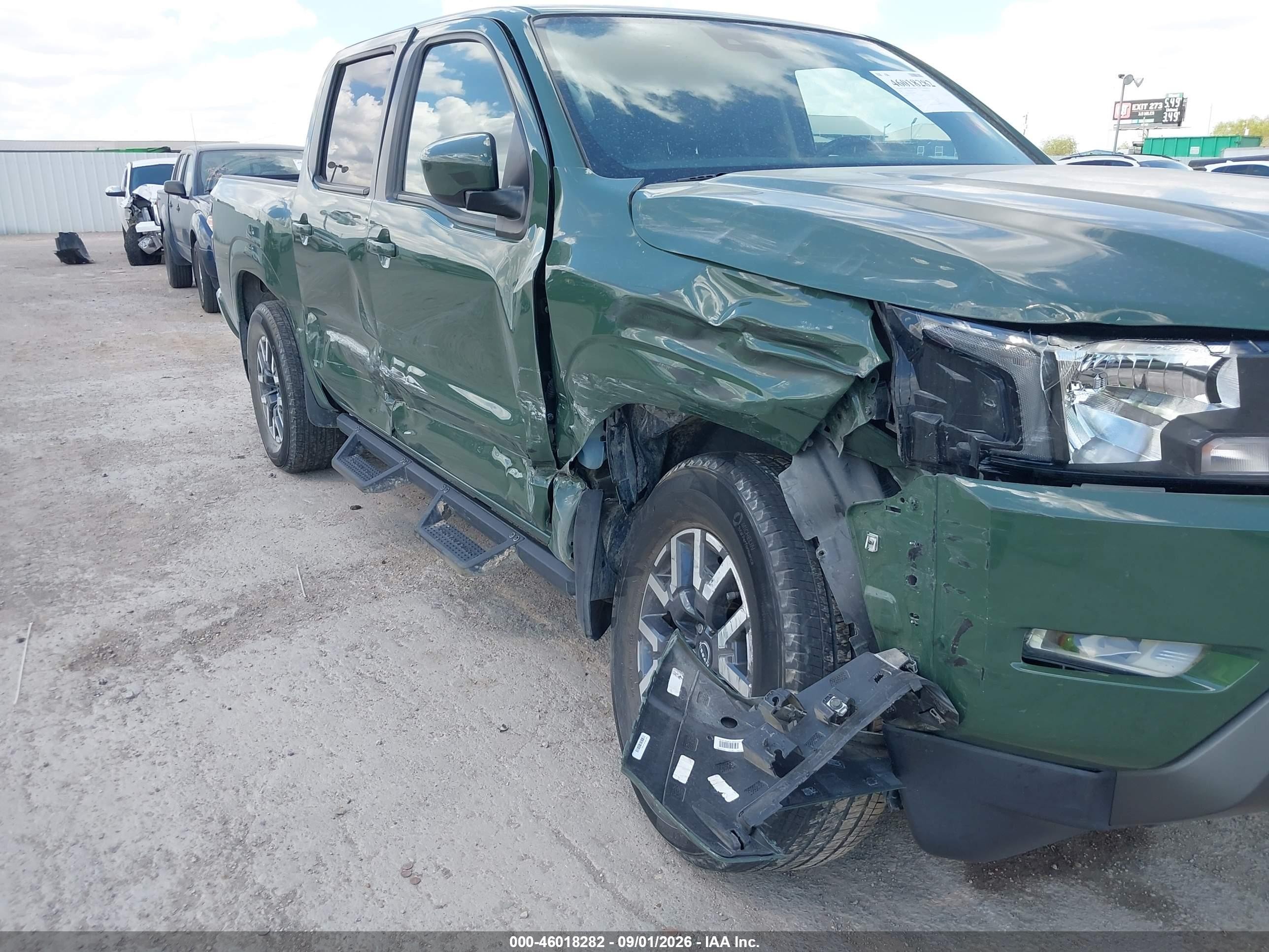 2023 Nissan Navara (frontier) VIN 1N6ED1EJ2PN605830 IAAI salvage auction — Side, Salvage (Texas), sold $9,000 on 2026-09-14 (photo 6)