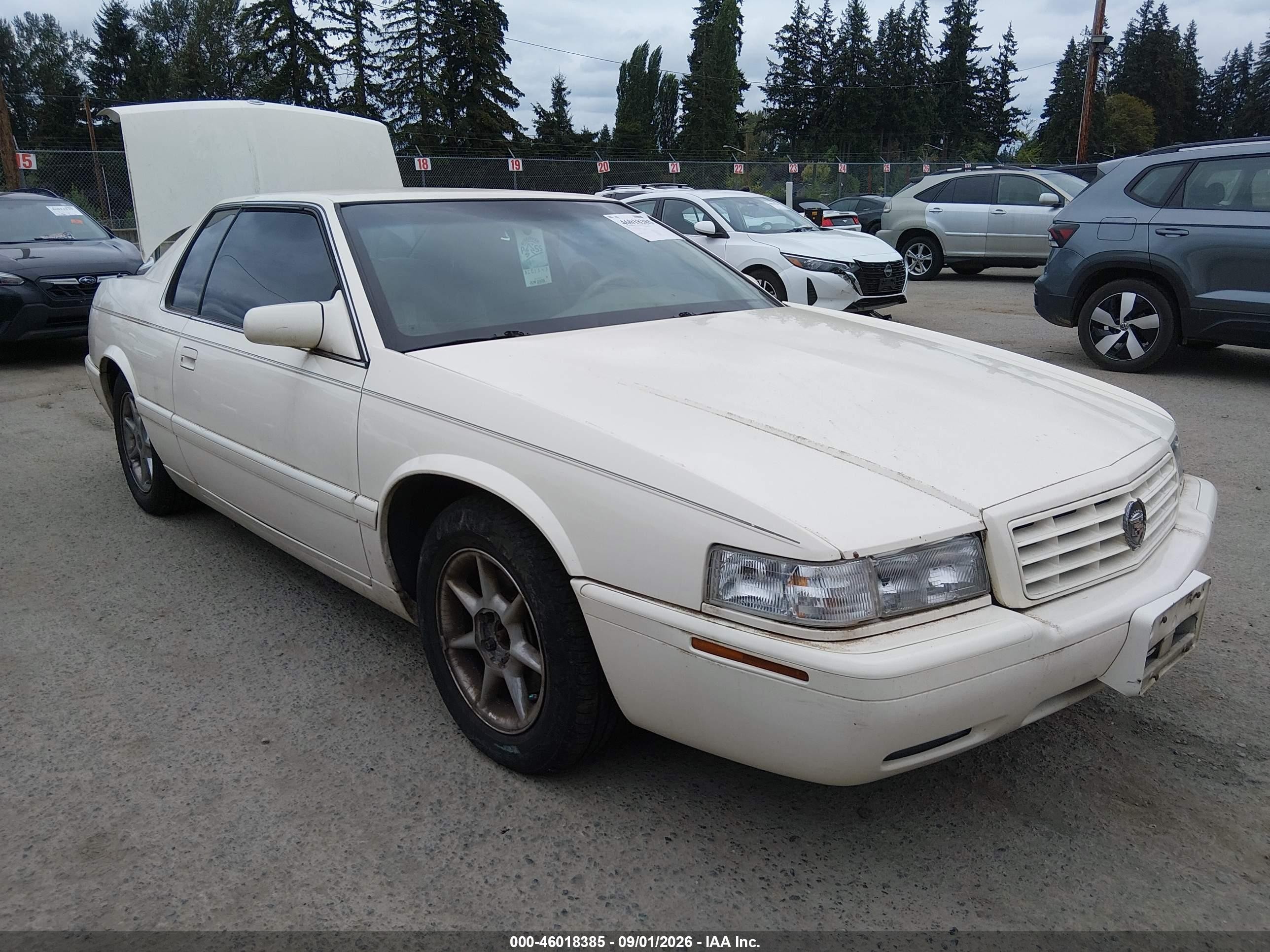 2002 Cadillac Eldorado VIN 1G6EC12932B106824 IAAI salvage auction — Rear End, Clear (Washington), sold $725 on 2026-09-26 (photo 1)