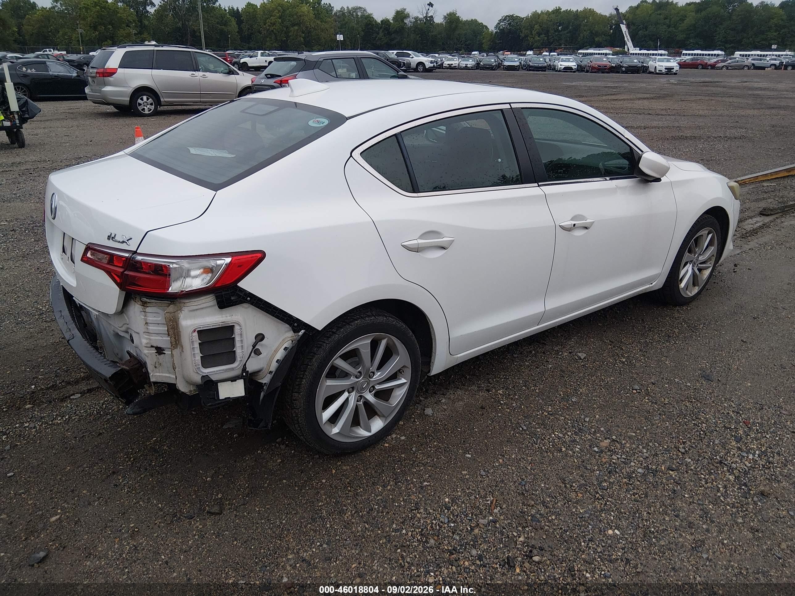 2016 Acura Ilx VIN 19UDE2F76GA018379 IAAI salvage auction — Rear End, Salvage (New Jersey), sold $2,600 on 2026-10-01 (photo 4)
