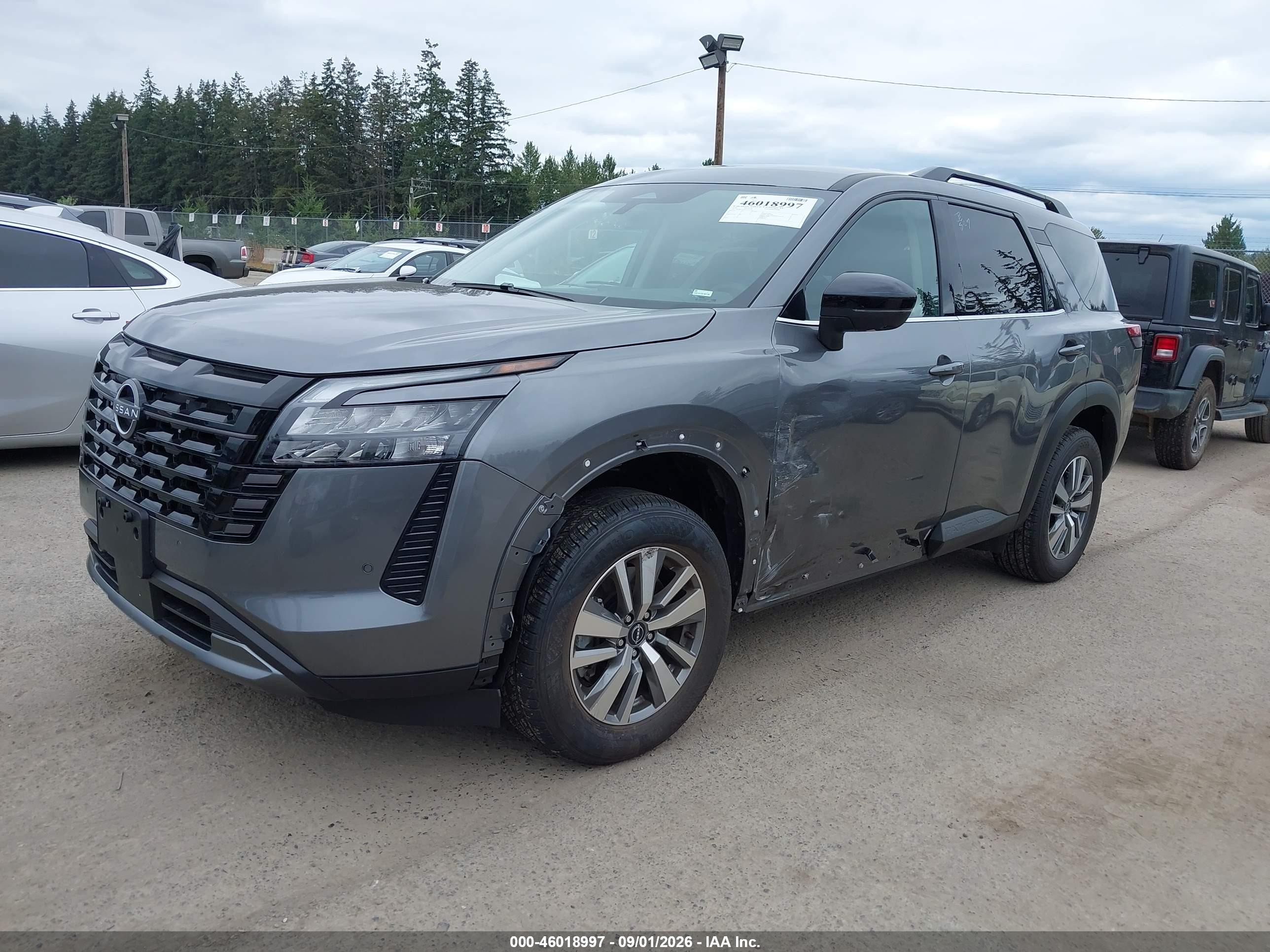 2026 Nissan Pathfinder VIN 5N1DR3CE8TC263710 IAAI salvage auction — Side, Enterprise Vehicles Clear Only (Washington), sold $23,200 on 2026-09-04 (photo 6)