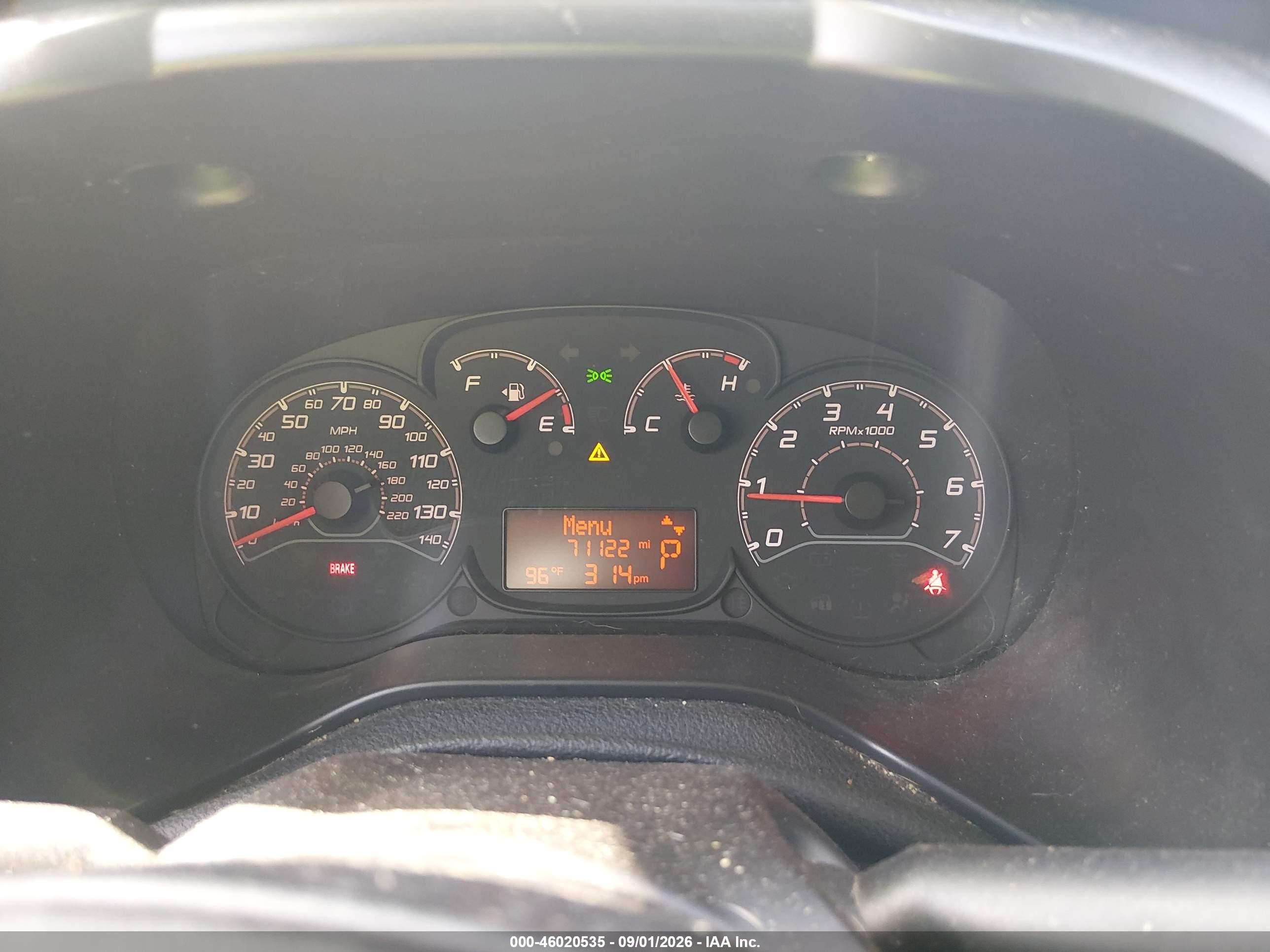 2017 Ram Promaster city VIN ZFBERFBBXH6D57505 IAAI salvage auction — Front End, Clear (South Carolina), sold $3,350 on 2026-10-06 (photo 7)