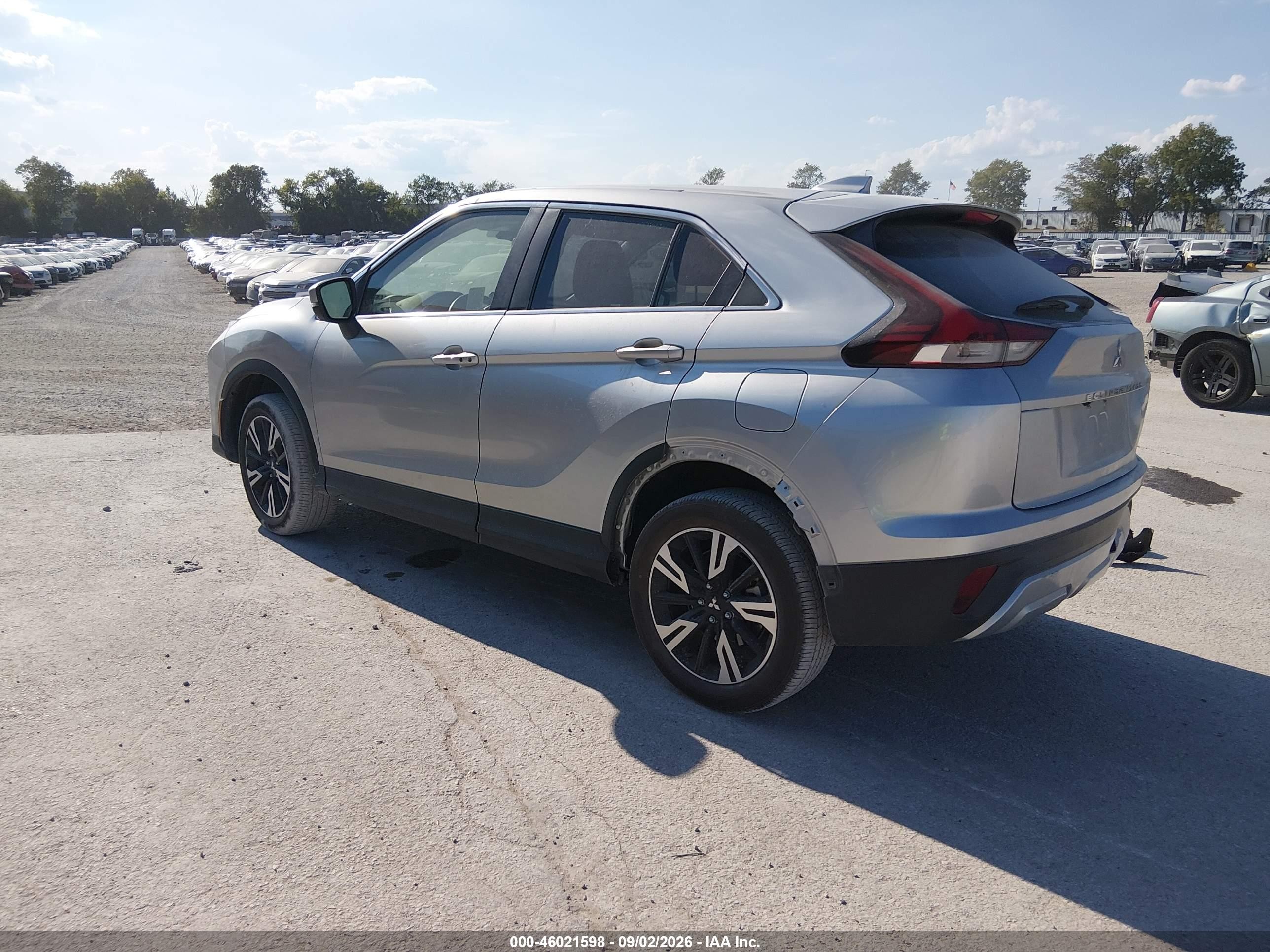 2025 Mitsubishi Eclipse cross VIN JA4ATWAA7SZ020535 IAAI salvage auction — Rear End, Enterprise Vehicles Clear Only (California), sold $9,500 on 2026-09-07 (photo 3)