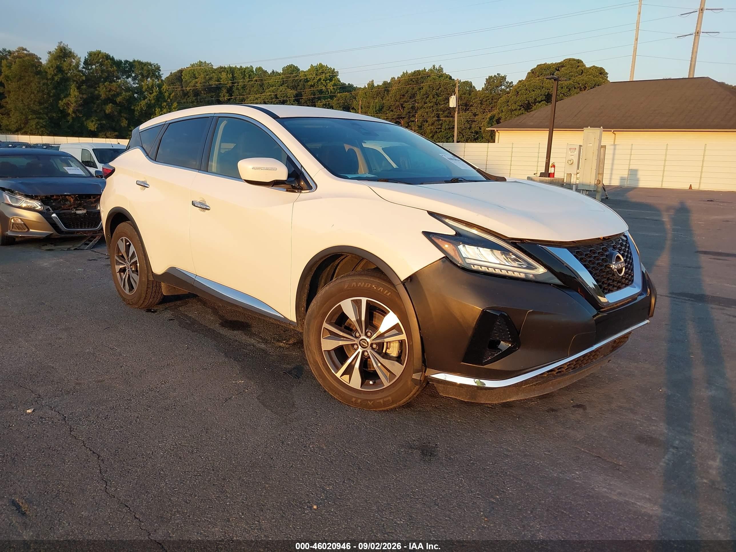 2023 Nissan Murano VIN 5N1AZ2AJXPC120714 — IAAI salvage auction photo