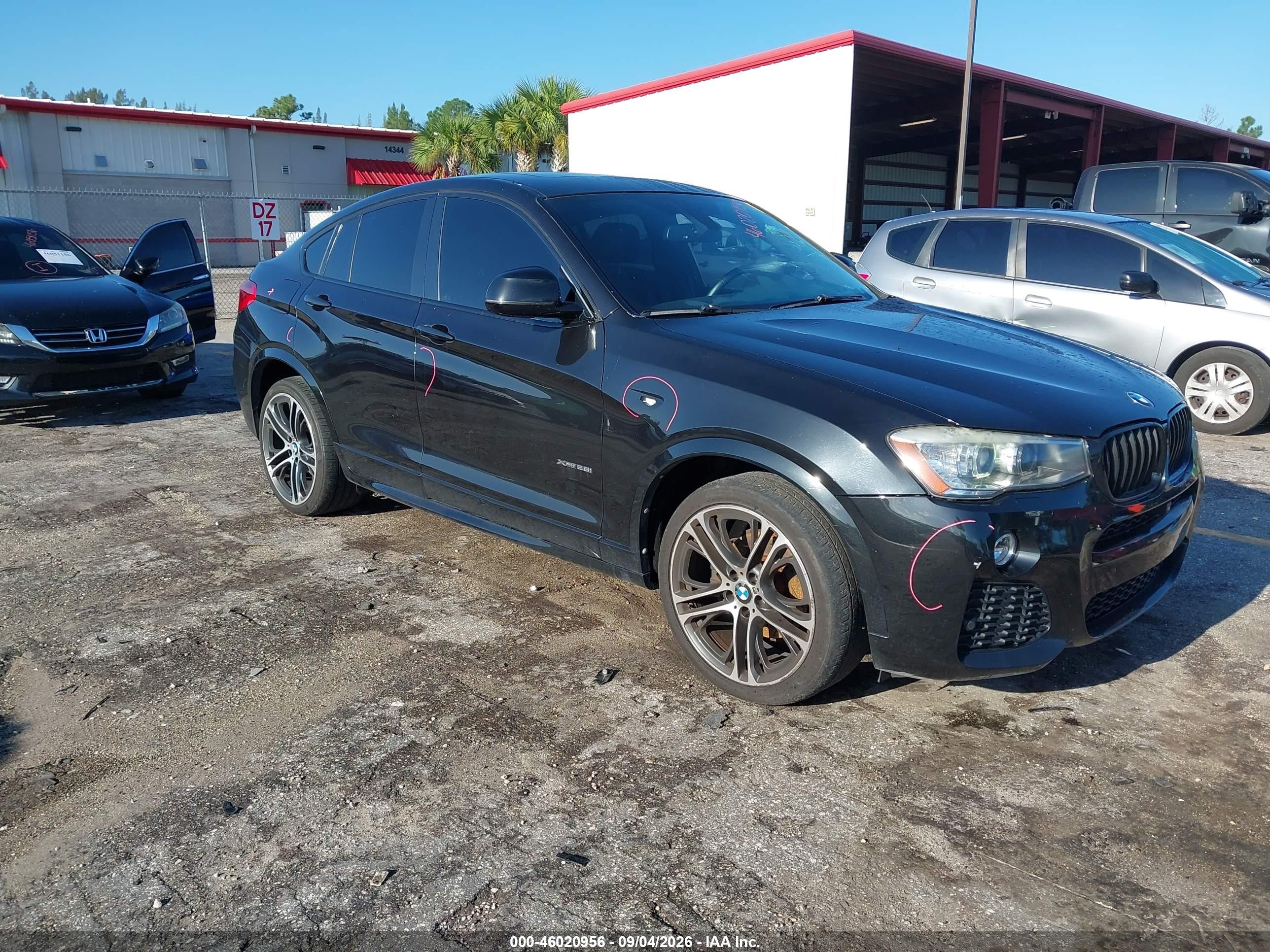 2017 BMW X4 VIN 5UXXW3C30H0T79158 — IAAI salvage auction photo