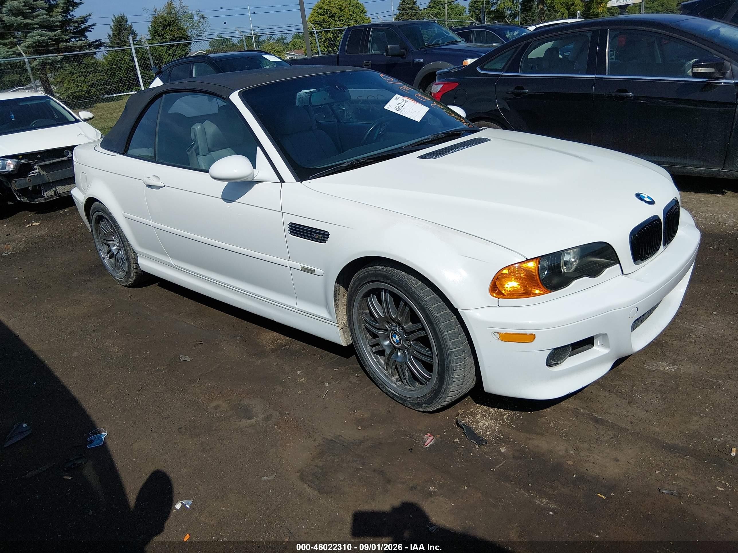 2006 BMW M3 VIN WBSBR93476PK11156 — IAAI salvage auction photo
