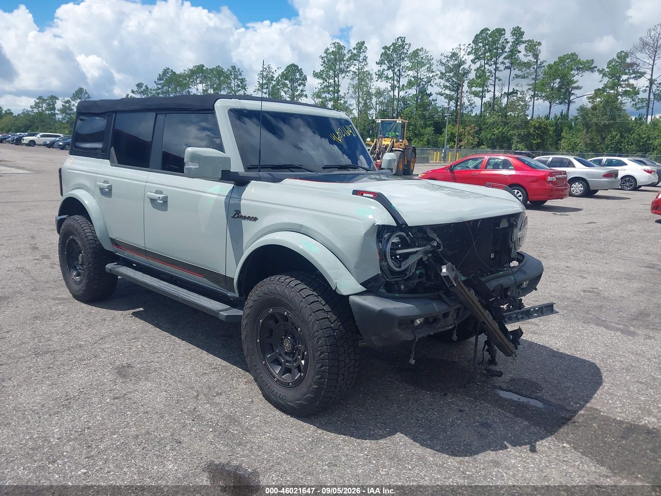2021 Ford Bronco VIN 1FMEE5DP1MLA73907 — IAAI salvage auction photo