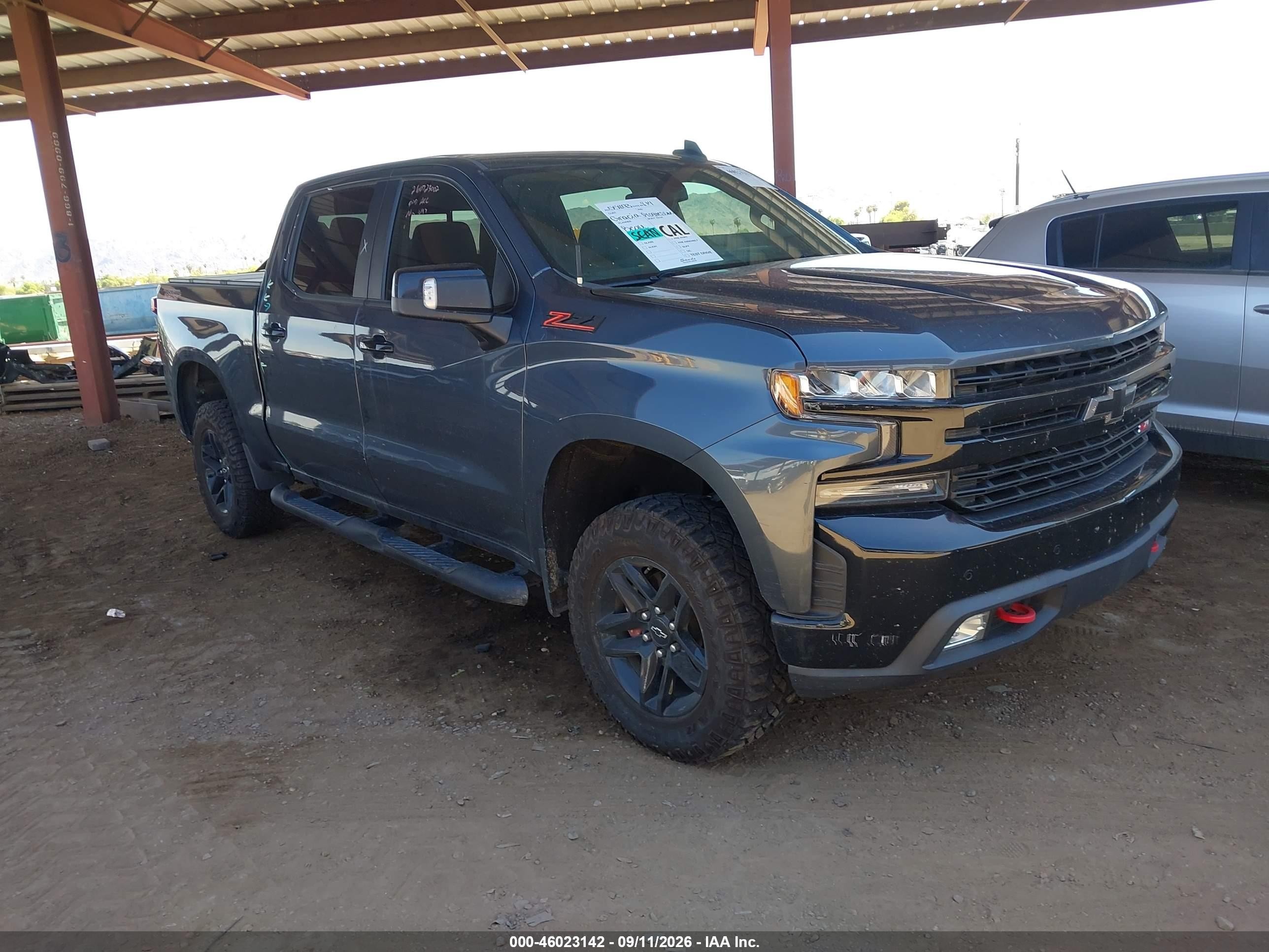 2022 Chevrolet Silverado 1500 VIN 1GCPYFEDXNZ130439 — IAAI salvage auction photo