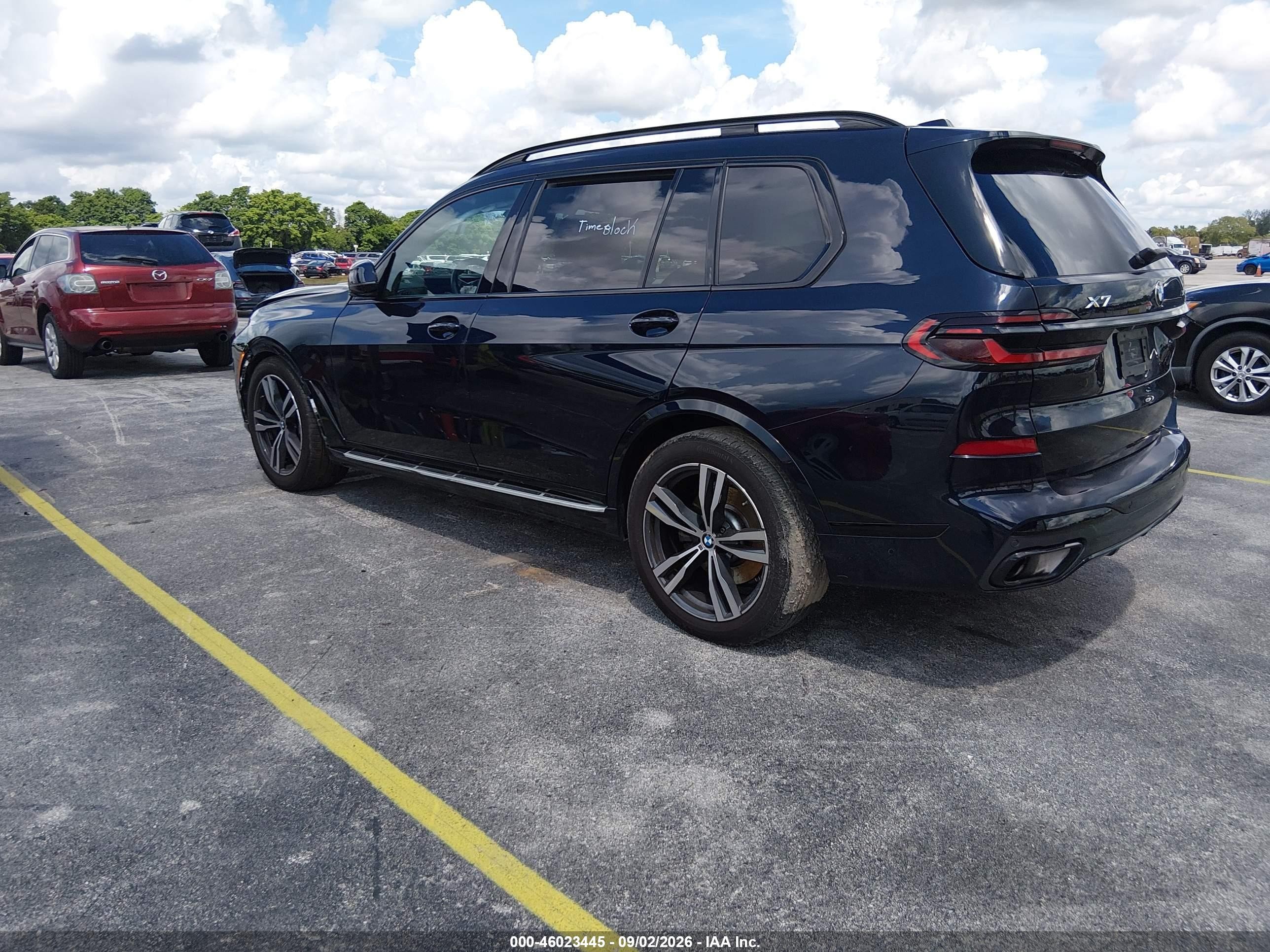 2026 BMW X7 VIN 5UX23EM04T9016935 IAAI salvage auction — Unknown, Clear (Florida), sold $38,250 on 2026-09-11 (photo 3)
