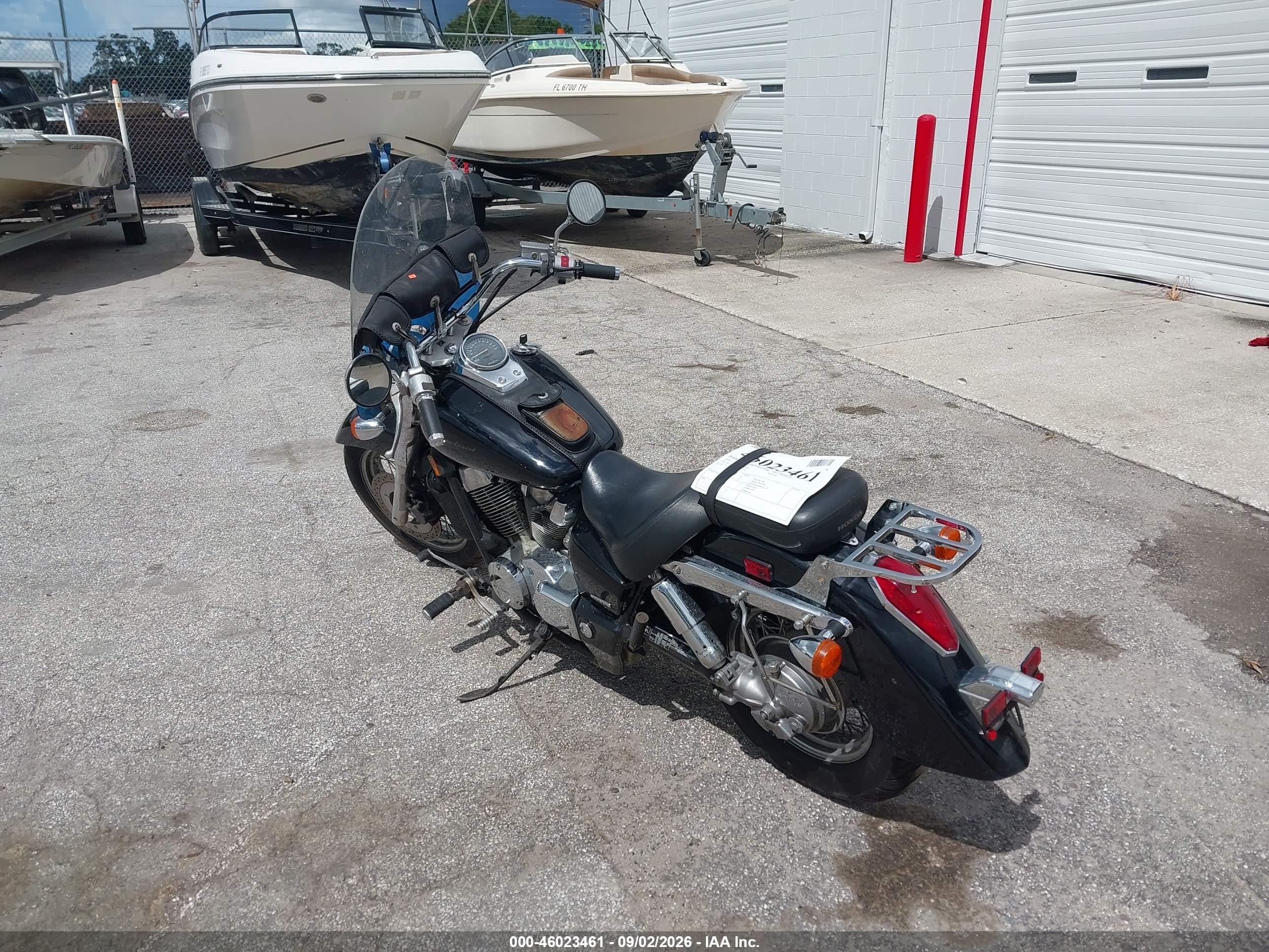 2006 Honda Vt750 VIN JH2RC50066M203172 IAAI salvage auction — Normal Wear, Clear (Florida), sold $250 on 2026-09-09 (photo 3)