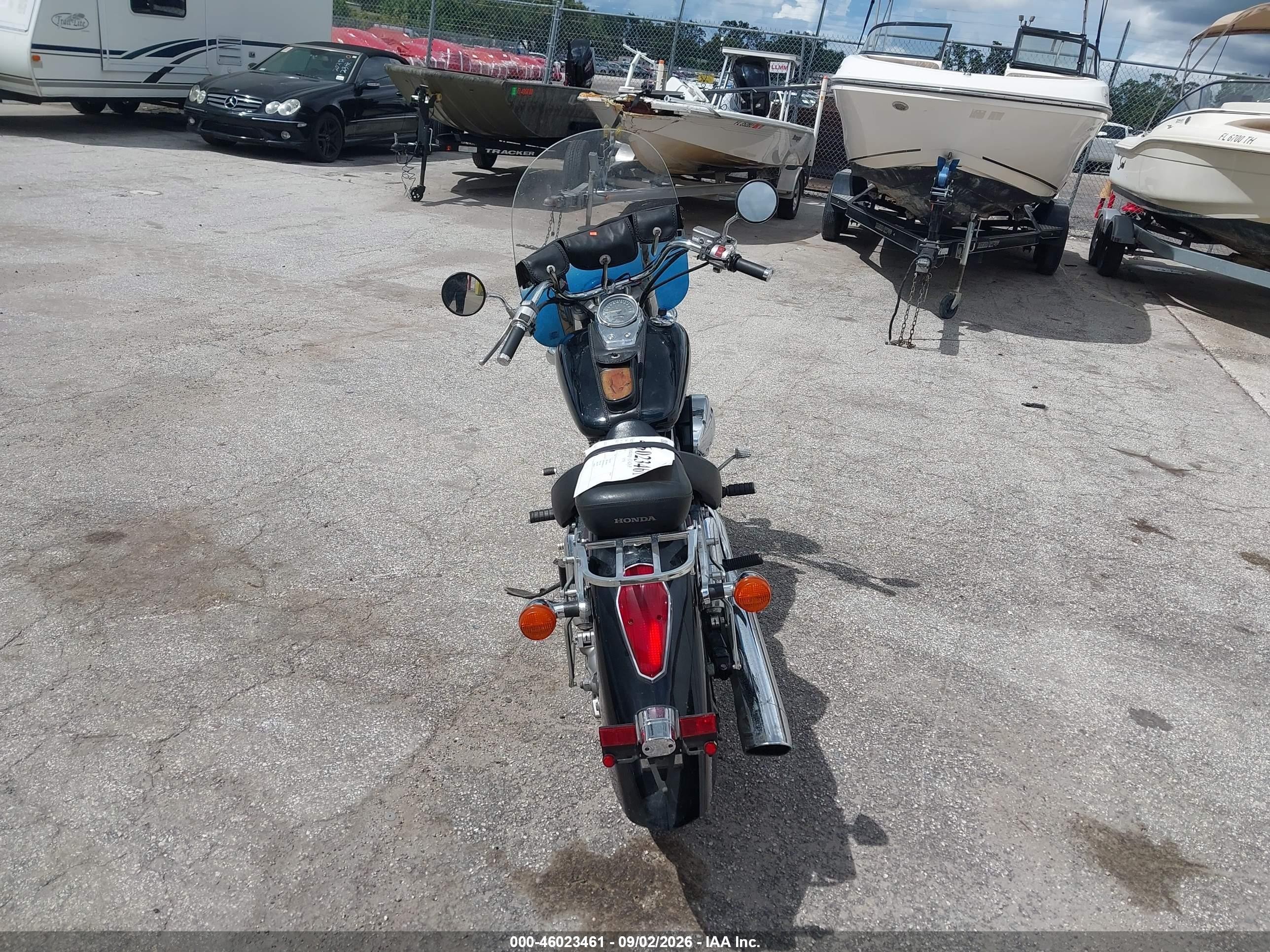 2006 Honda Vt750 VIN JH2RC50066M203172 IAAI salvage auction — Normal Wear, Clear (Florida), sold $250 on 2026-09-09 (photo 6)