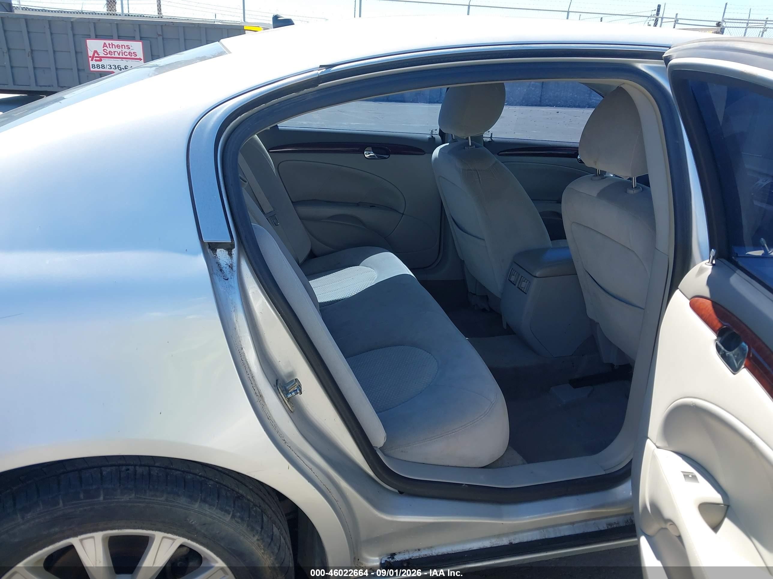 2009 Buick Lucerne VIN 1G4HP57M59U139871 IAAI salvage auction — Side, Clear - Dealer Only (California), sold $450 on 2026-09-10 (photo 8)