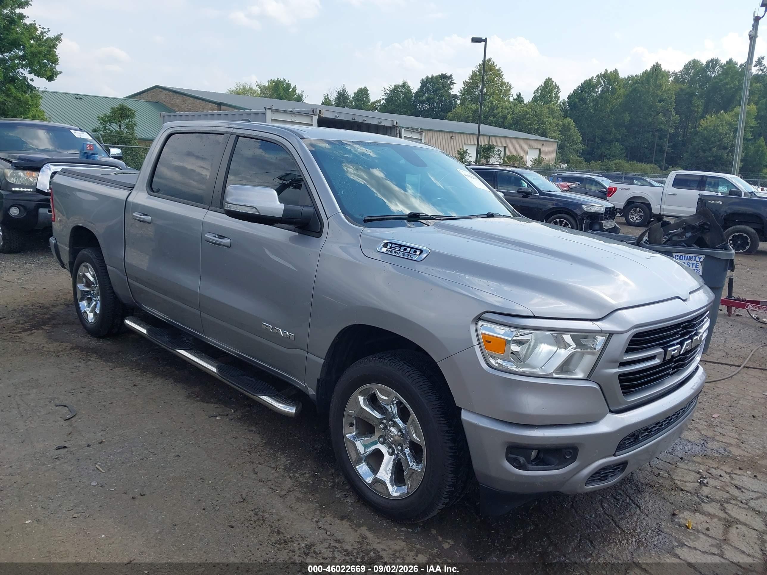 2020 Ram 1500 VIN 1C6SRFFT2LN380198 IAAI salvage auction — Front End, Salvage (Virginia), sold $7,900 on 2026-10-03 (photo 1)