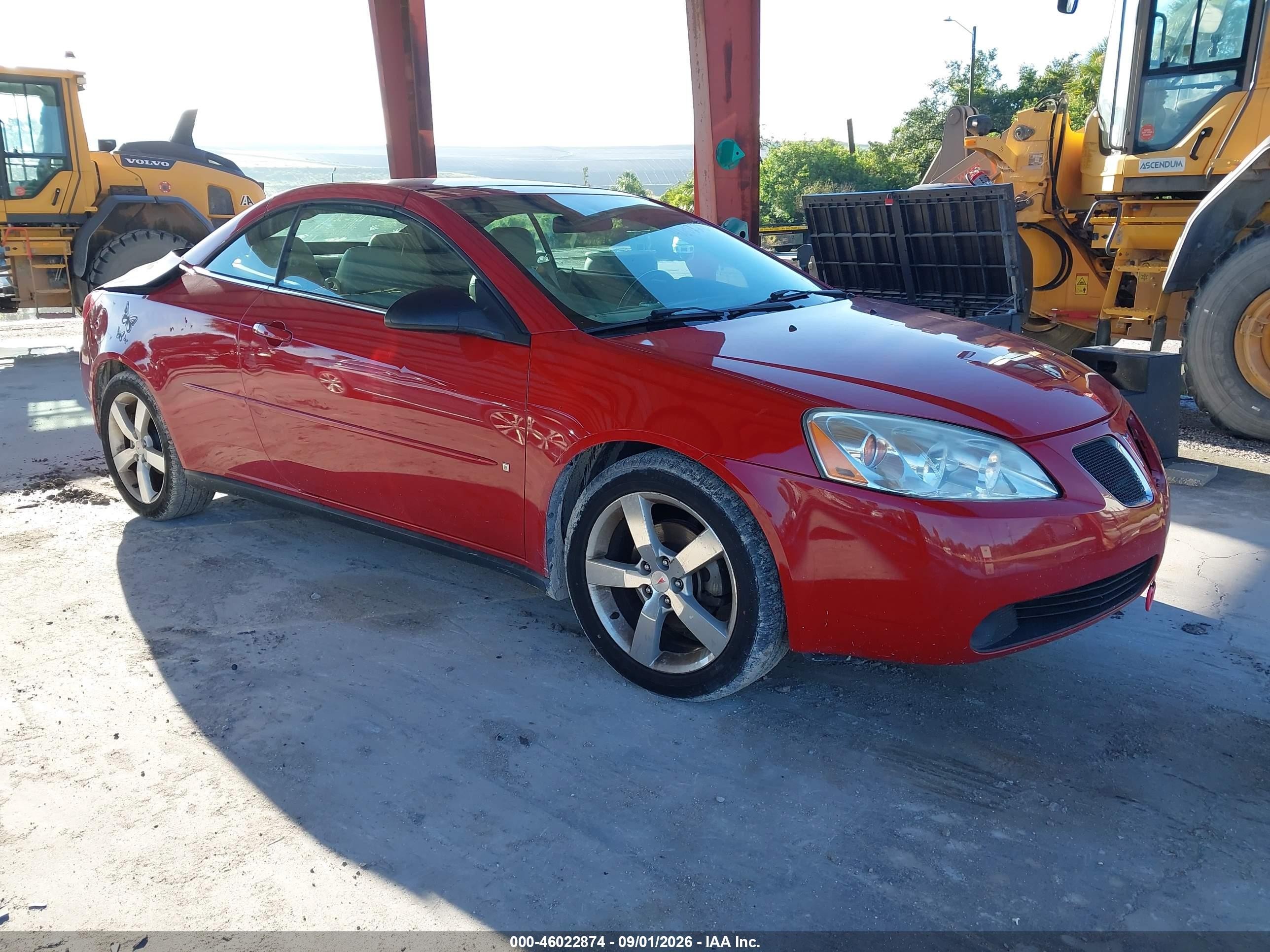 2006 Pontiac G6 VIN 1G2ZM361264275114 IAAI salvage auction — Normal Wear, Clear (Florida), sold $725 on 2026-09-18 (photo 1)