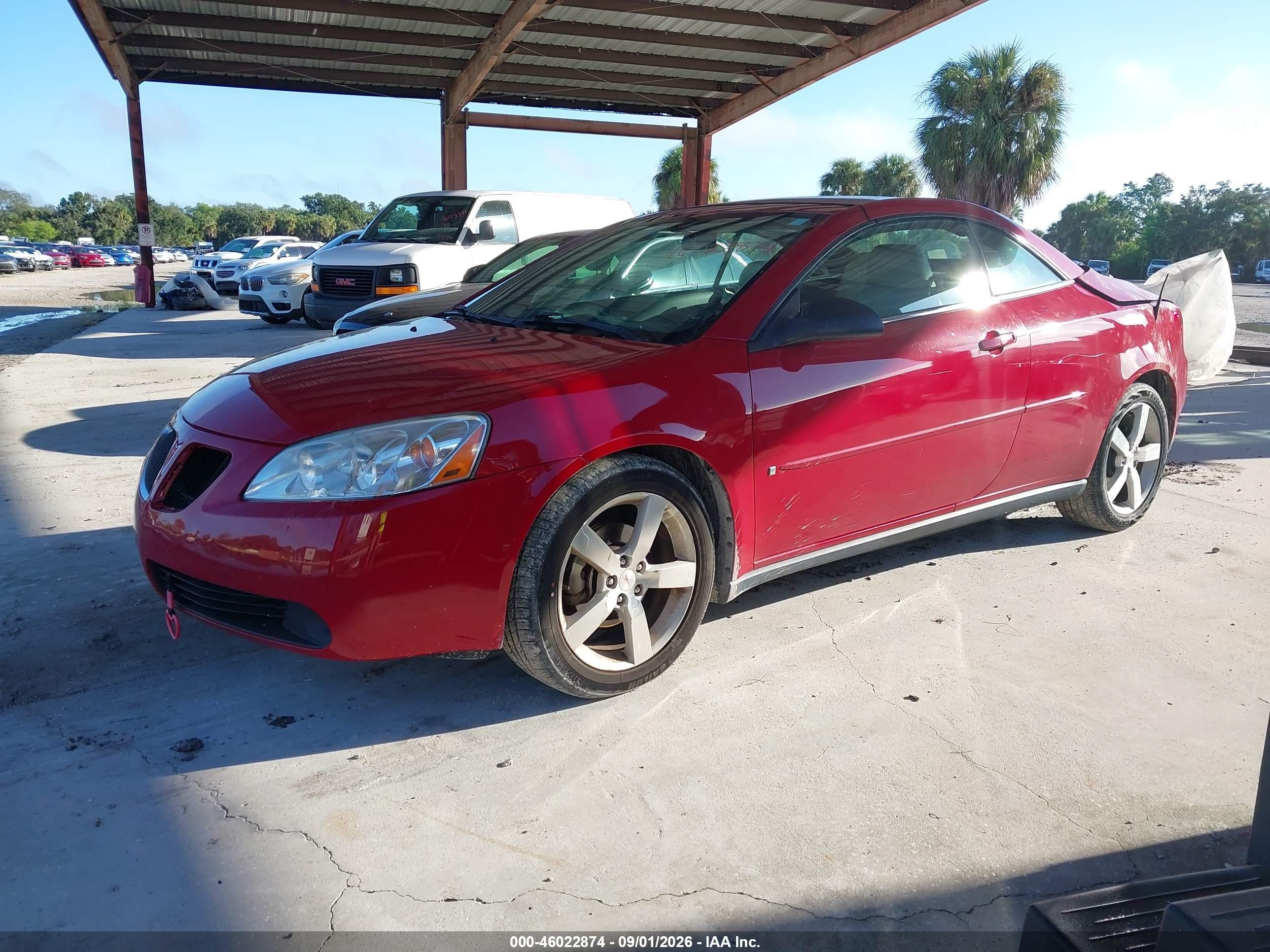 2006 Pontiac G6 VIN 1G2ZM361264275114 IAAI salvage auction — Normal Wear, Clear (Florida), sold $725 on 2026-09-18 (photo 2)