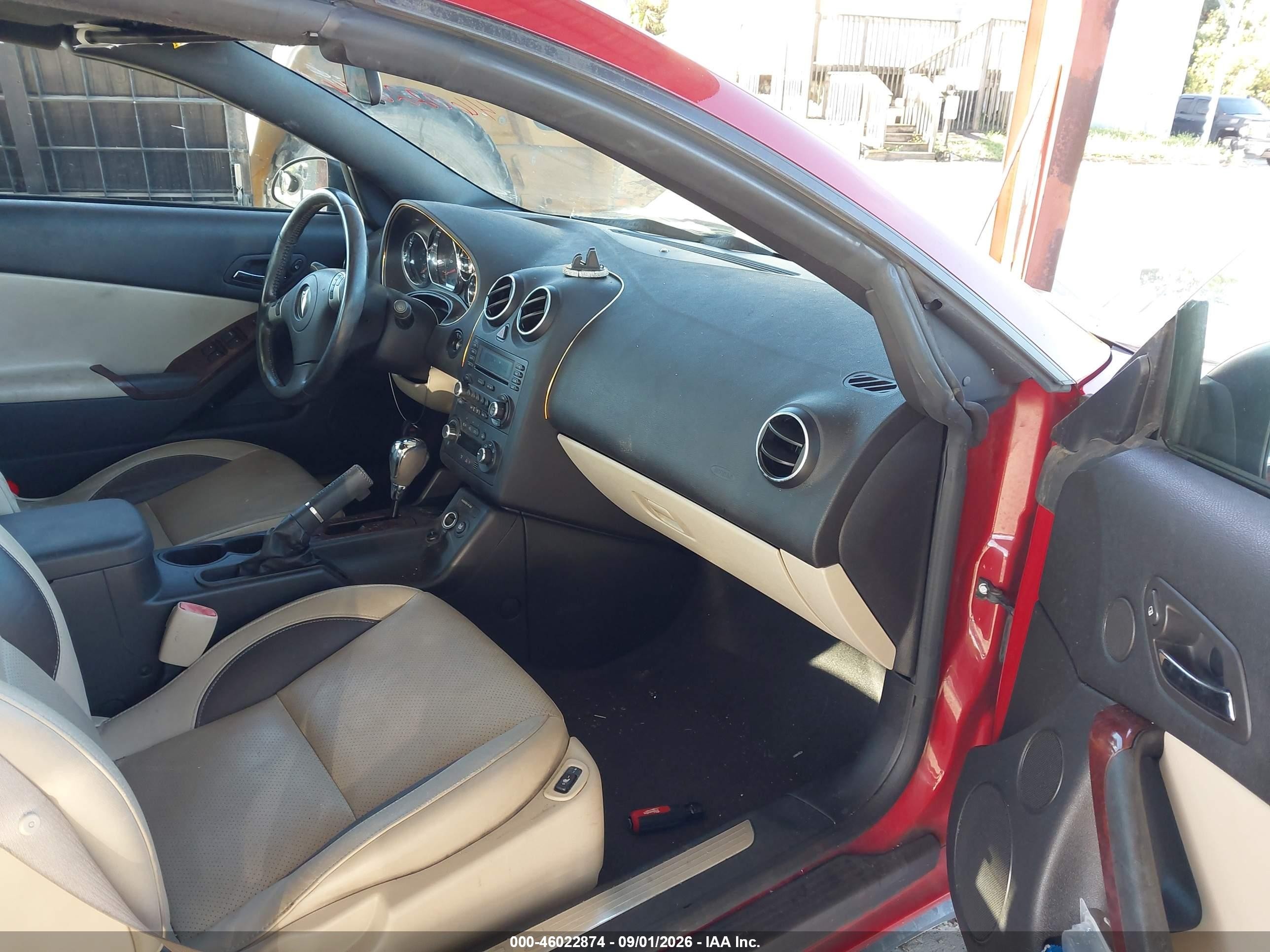 2006 Pontiac G6 VIN 1G2ZM361264275114 IAAI salvage auction — Normal Wear, Clear (Florida), sold $725 on 2026-09-18 (photo 5)