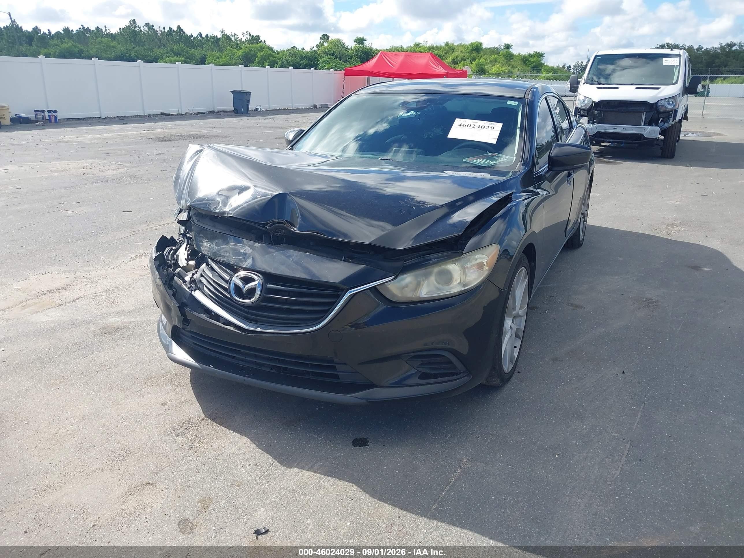 2017 Mazda 6 VIN JM1GL1V52H1139598 IAAI salvage auction — Front End, Rebuildable (Florida), sold $1,725 on 2026-09-21 (photo 2)