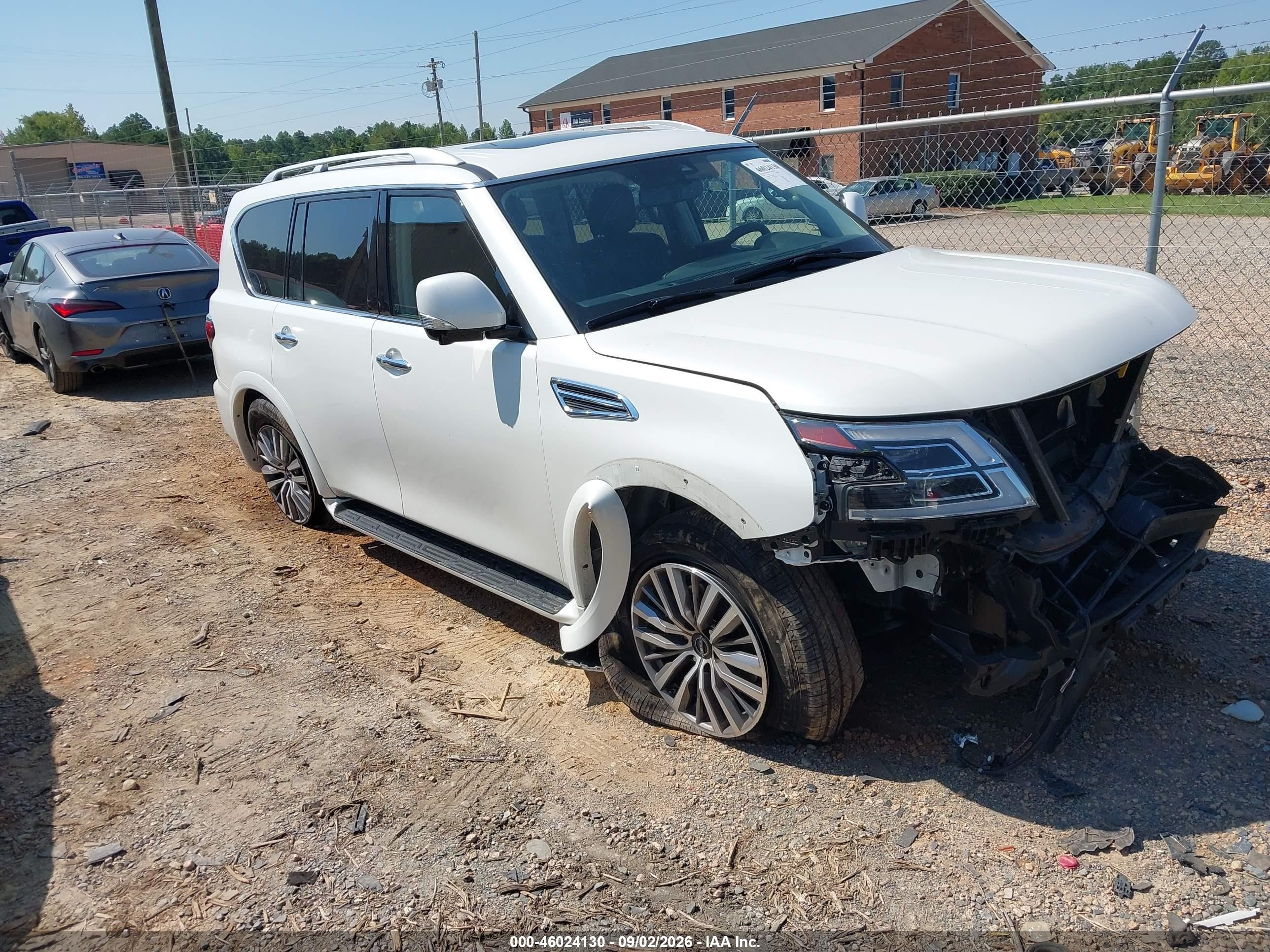 2024 Nissan Armada VIN JN8AY2BC8R9195021 — IAAI salvage auction photo
