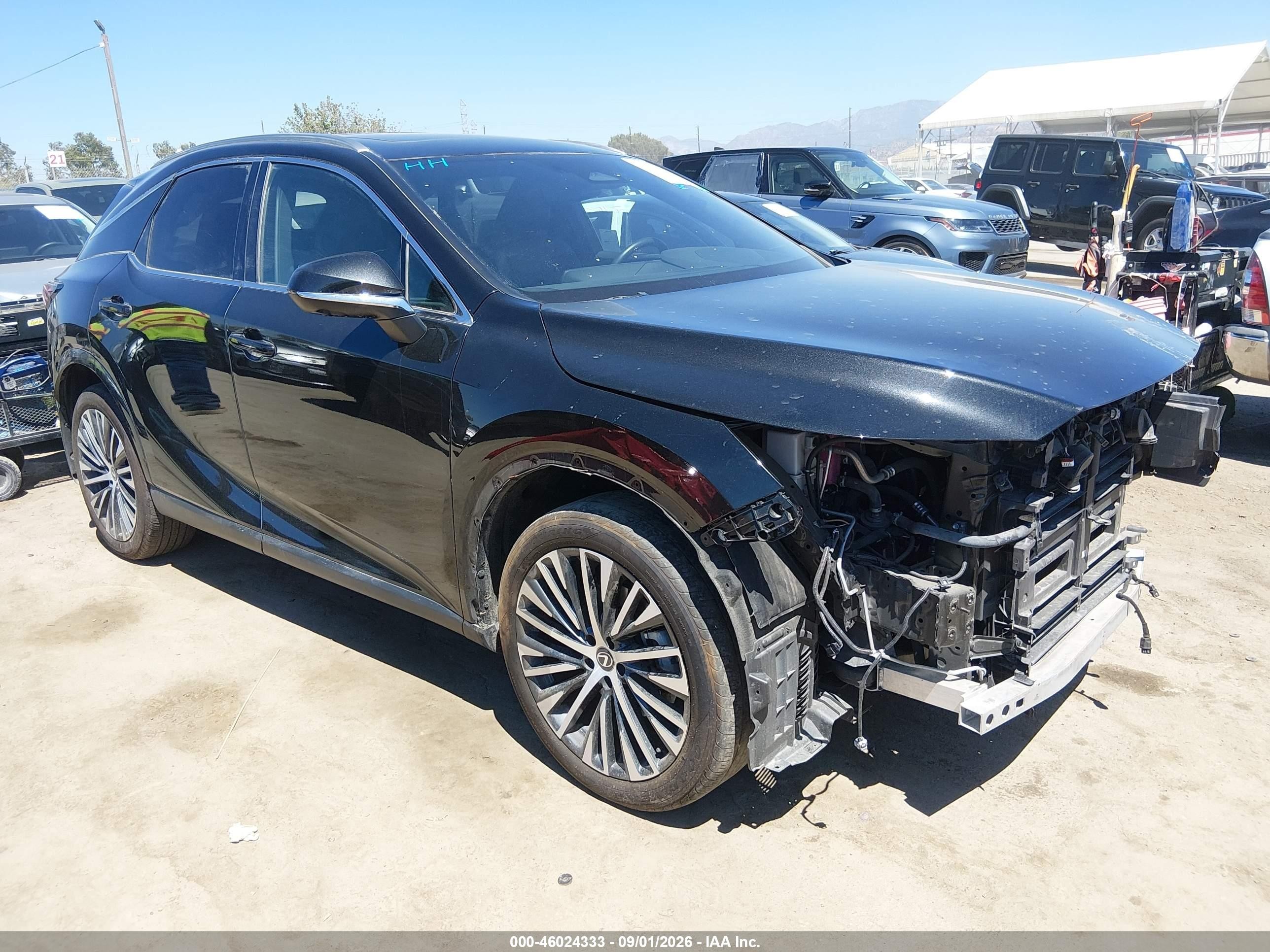 2025 Lexus Rx VIN 2T2BBMCA7SC094512 IAAI salvage auction — Front End, Salvage (California), sold $27,500 on 2026-10-01 (photo 1)