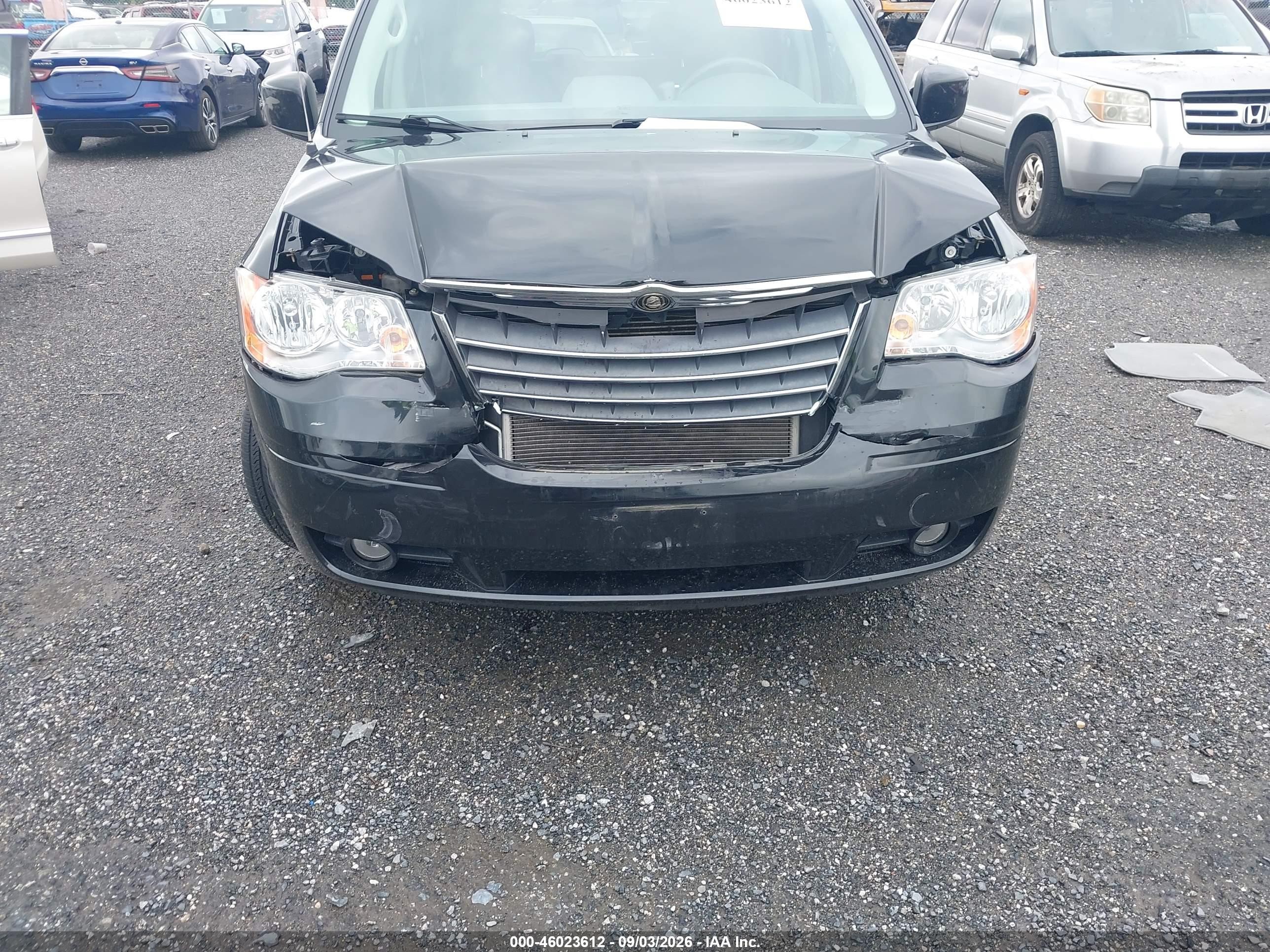 2010 Chrysler Town & country VIN 2A4RR5DX8AR123970 IAAI salvage auction — Front End, Salvage - Greater Than 75% (Maryland), sold $975 on 2026-10-02 (photo 6)