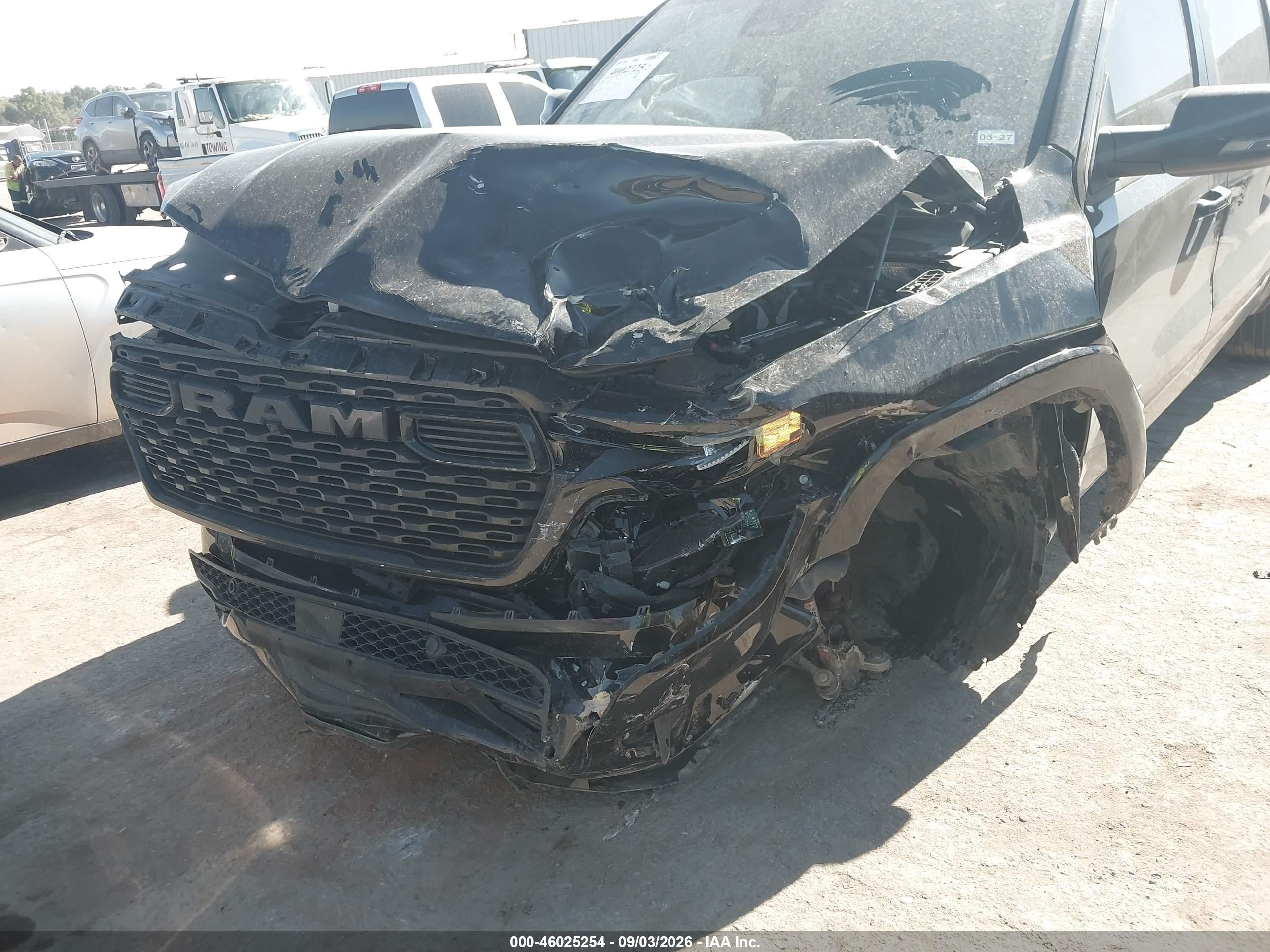 2025 Ram 1500 VIN 1C6SRFFP2SN624434 IAAI salvage auction — Unknown, Non-Repairable (Texas), sold $8,800 on 2026-09-24 (photo 6)