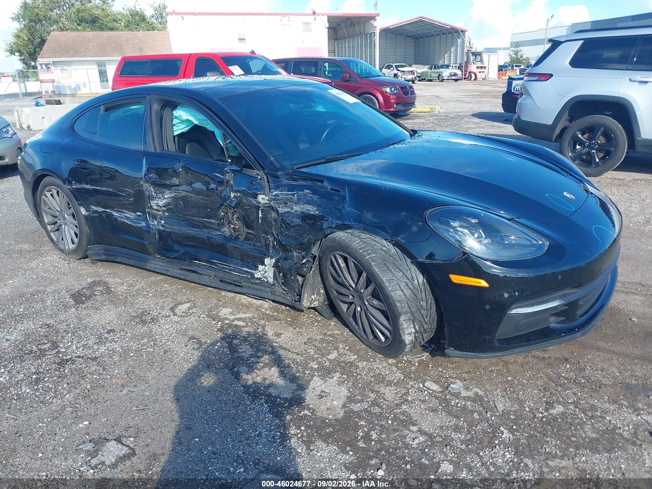 2017 Porsche Panamera VIN WP0AA2A74HL100721 — IAAI salvage auction photo