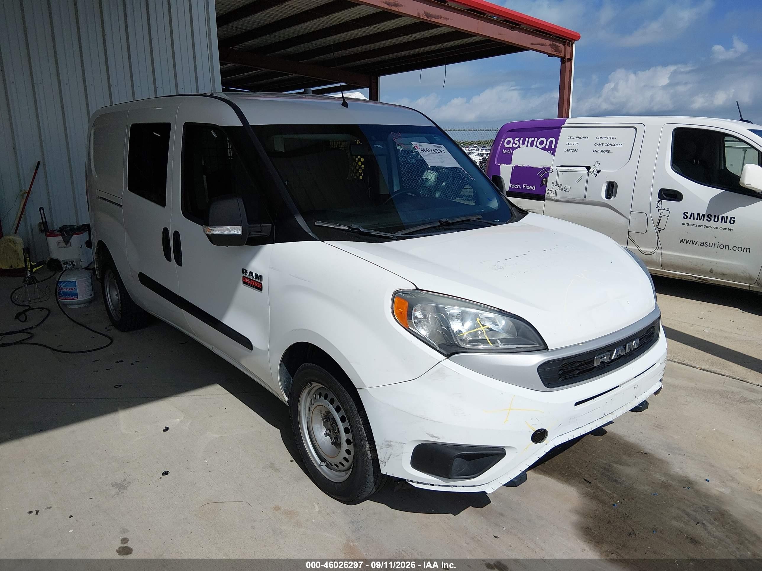 2022 Ram ProMaster City VIN ZFBHRFAB6N6Y30792 — IAAI salvage auction photo