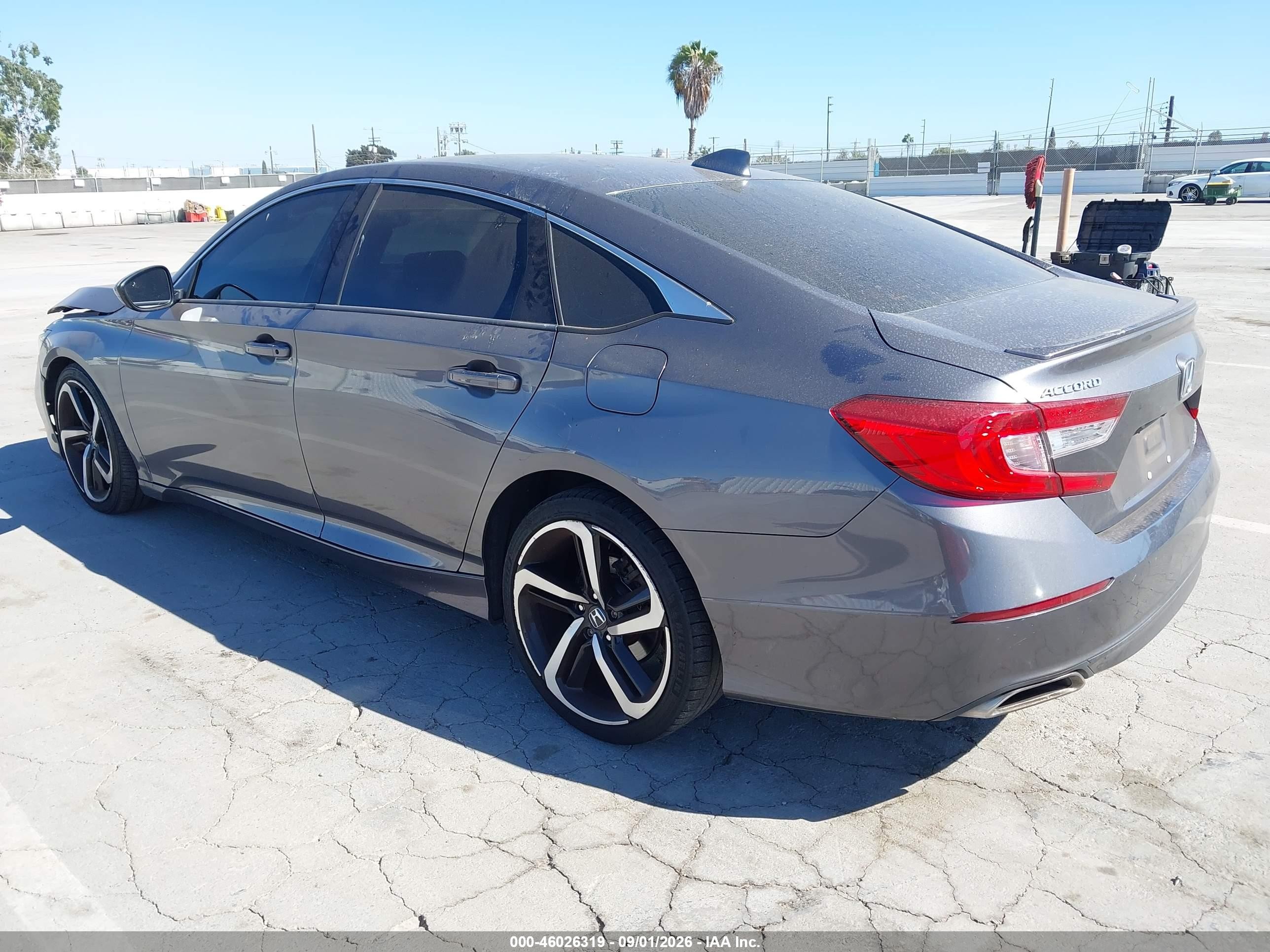 2020 Honda Accord VIN 1HGCV2F38LA015664 IAAI salvage auction — Front End, Salvage (California), sold $5,600 on 2026-09-11 (photo 3)