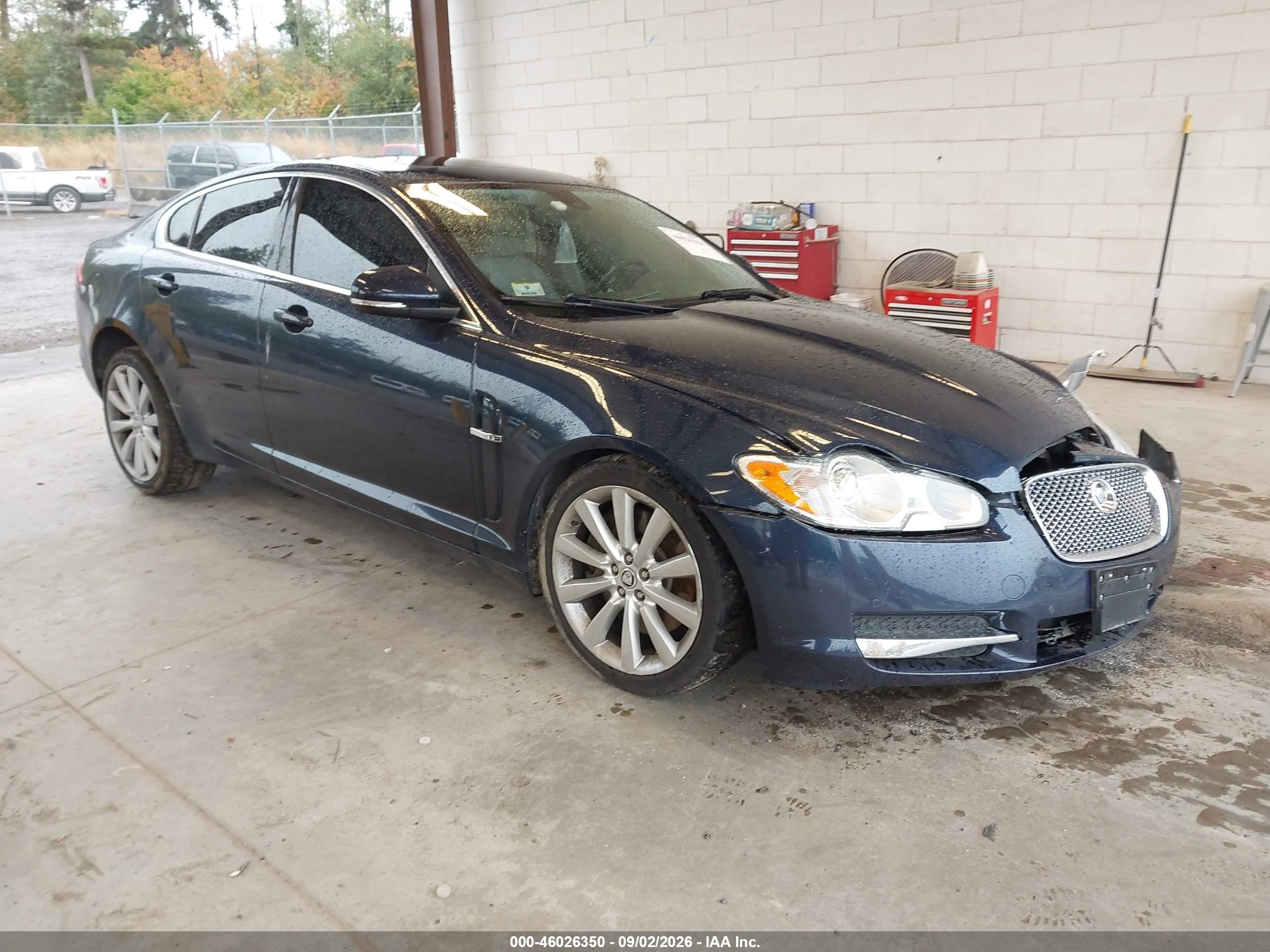 2010 Jaguar Xf VIN SAJWA0GB6ALR58110 IAAI salvage auction — Front End, Bill Of Sale (Washington), sold $600 on 2026-10-02 (photo 1)
