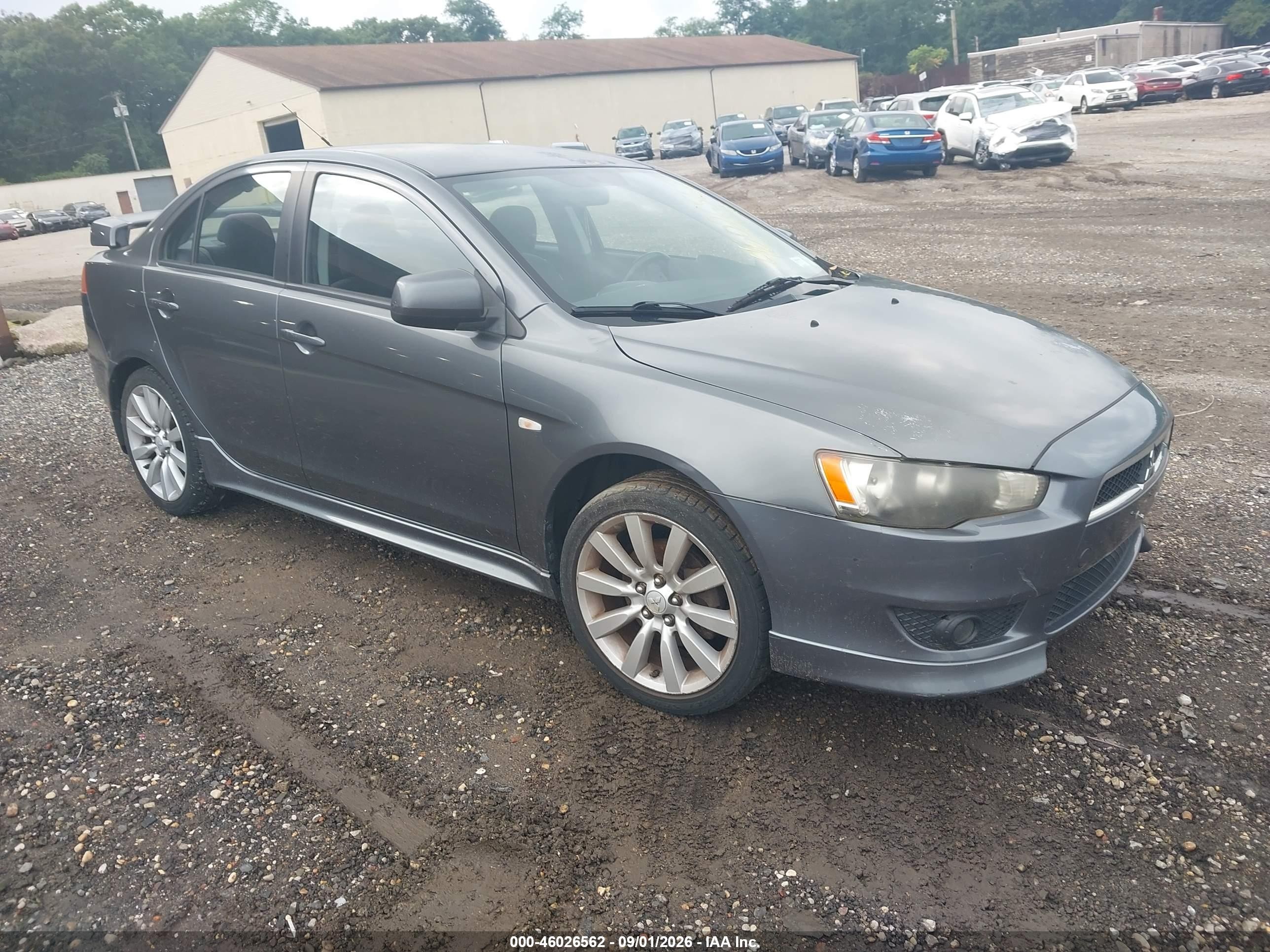 2009 Mitsubishi Lancer VIN JA3AU86WX9U002667 IAAI salvage auction — Side, Mv-907A (New York), sold $475 on 2026-09-14 (photo 1)
