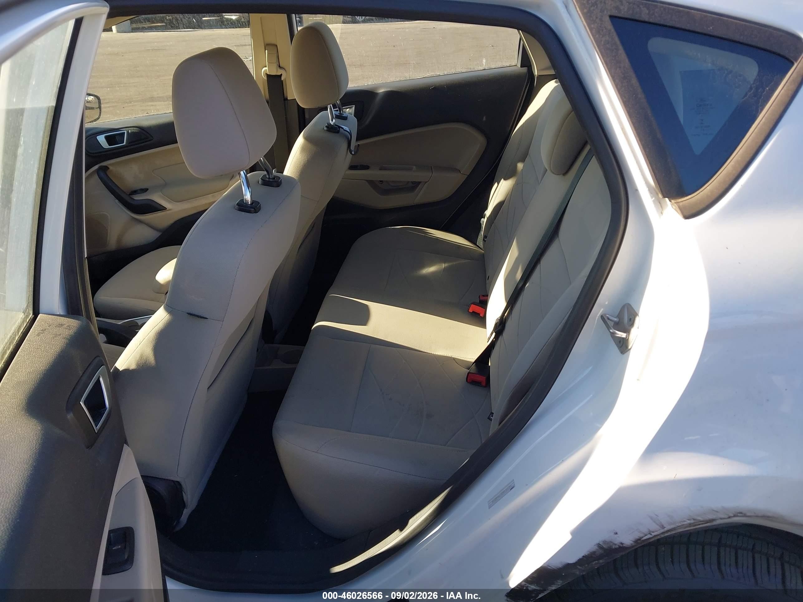 2016 Ford Fiesta VIN 3FADP4EJXGM120133 IAAI salvage auction — Rear End, Salvage Certificate (California), sold $650 on 2026-09-13 (photo 8)