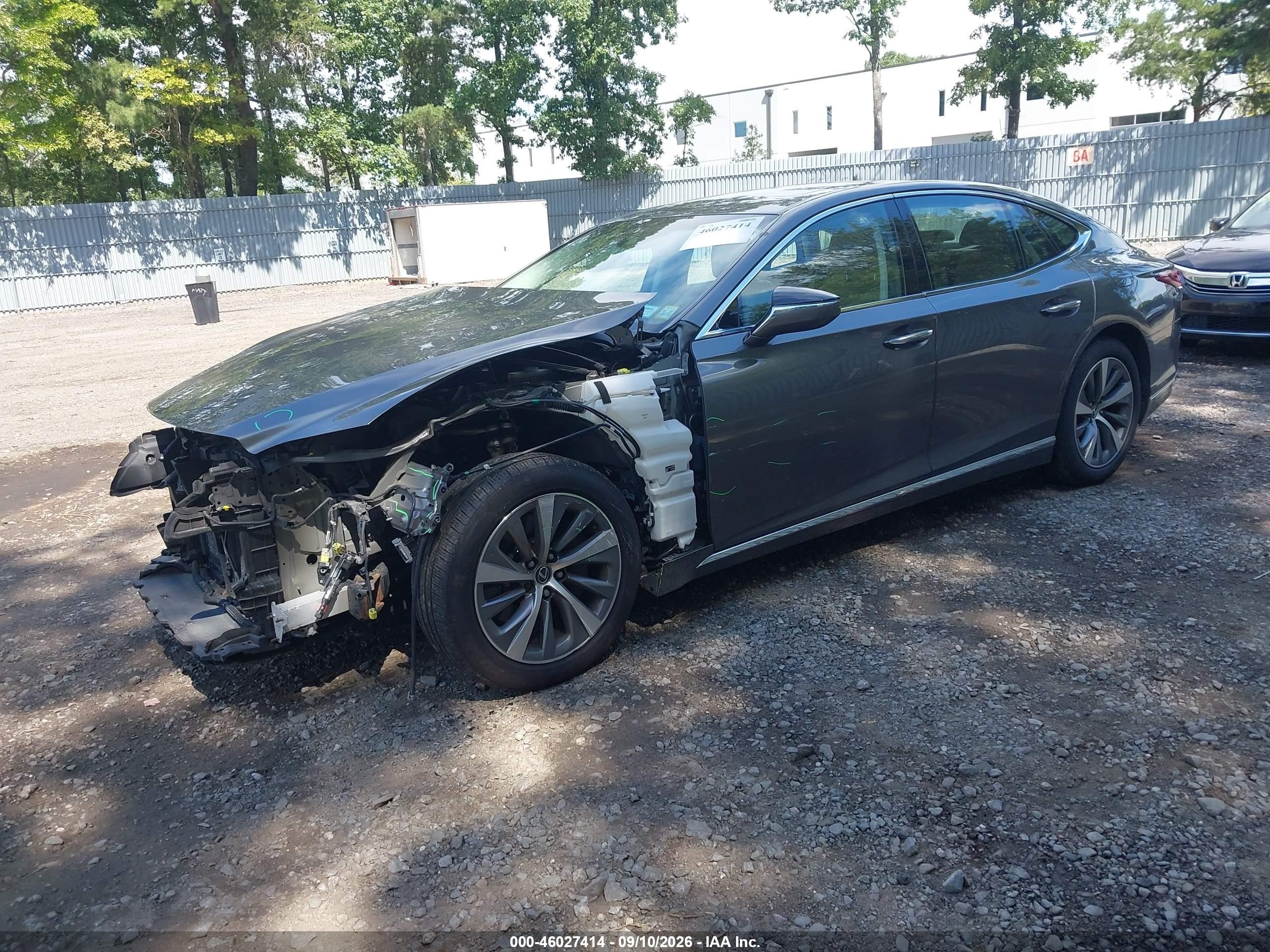 2019 Lexus Ls VIN JTHC51FF0K5007065 IAAI salvage auction — Front End, Mv-907A (New York), sold $8,700 on 2026-09-25 (photo 2)