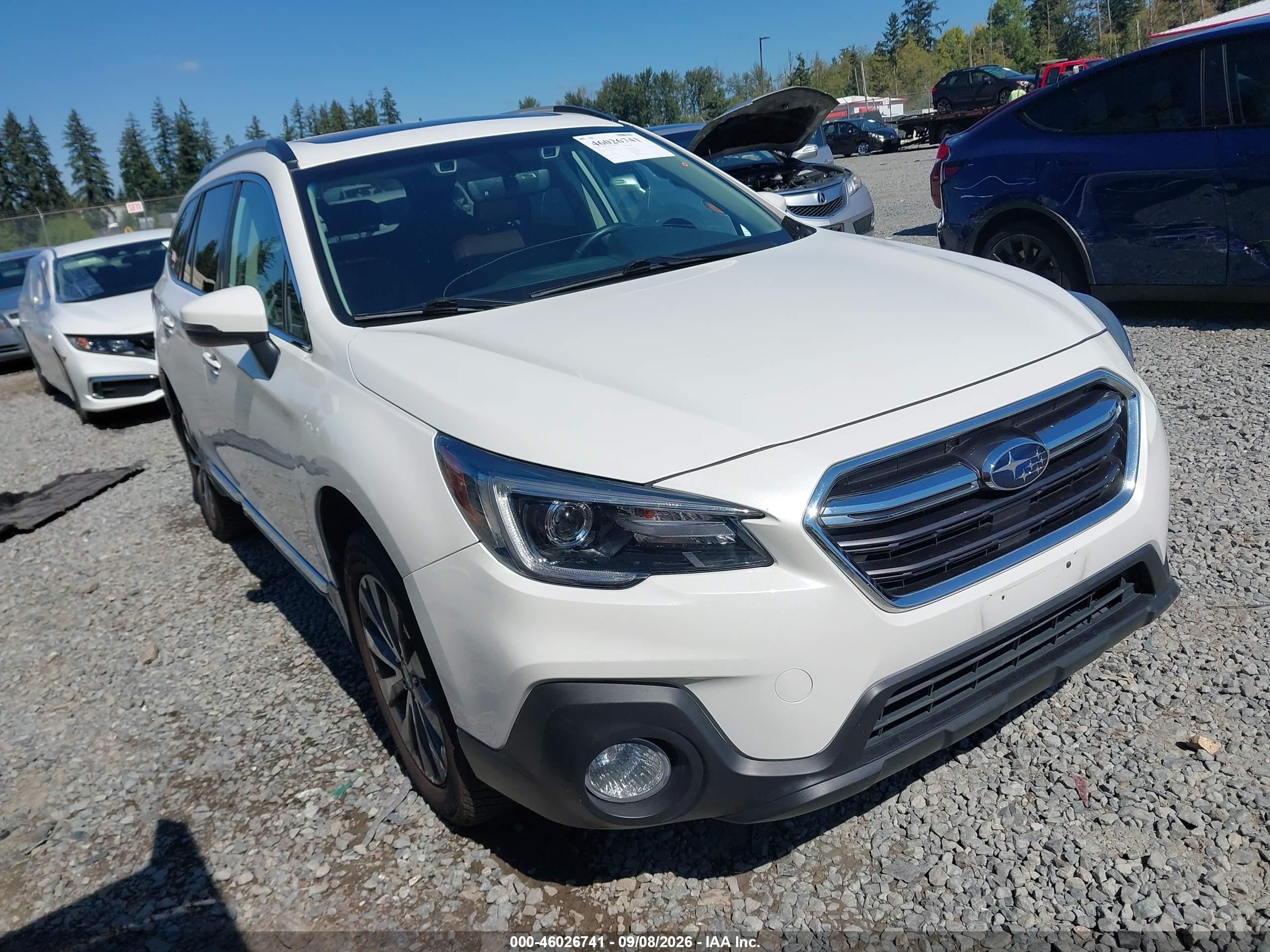 2019 Subaru Outback VIN 4S4BSETC3K3255826 — IAAI salvage auction photo
