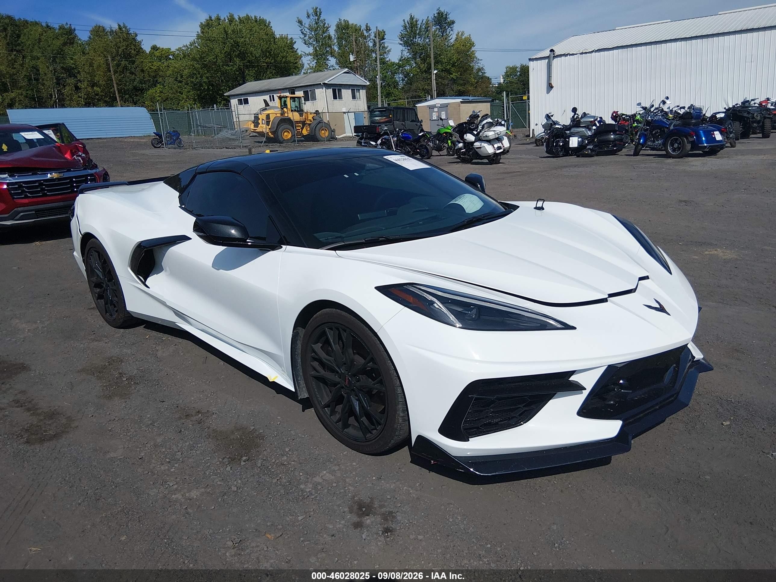 2024 Chevrolet Corvette Stingray VIN 1G1YB3D40R5124404 — IAAI salvage auction photo