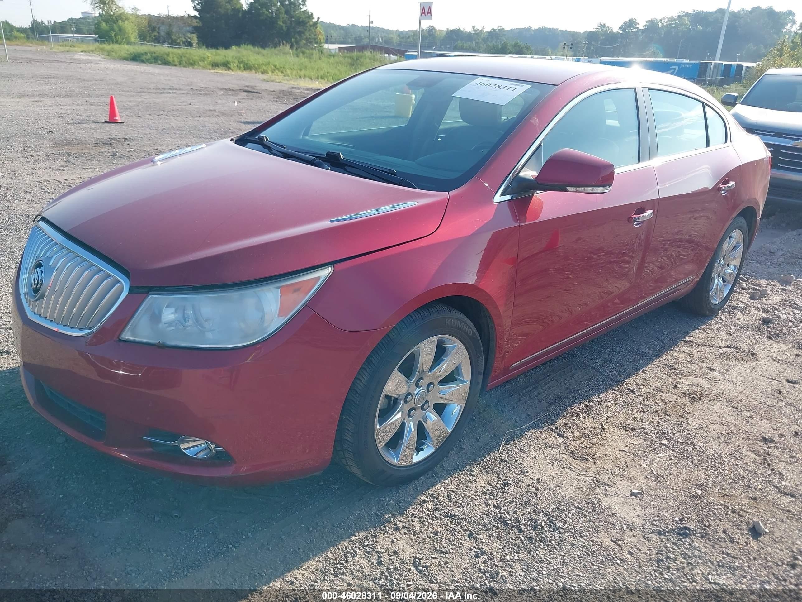2012 Buick Lacrosse VIN 1G4GC5E3XCF374487 IAAI salvage auction — Normal Wear, Clear (Alabama), sold $675 on 2026-09-09 (photo 2)