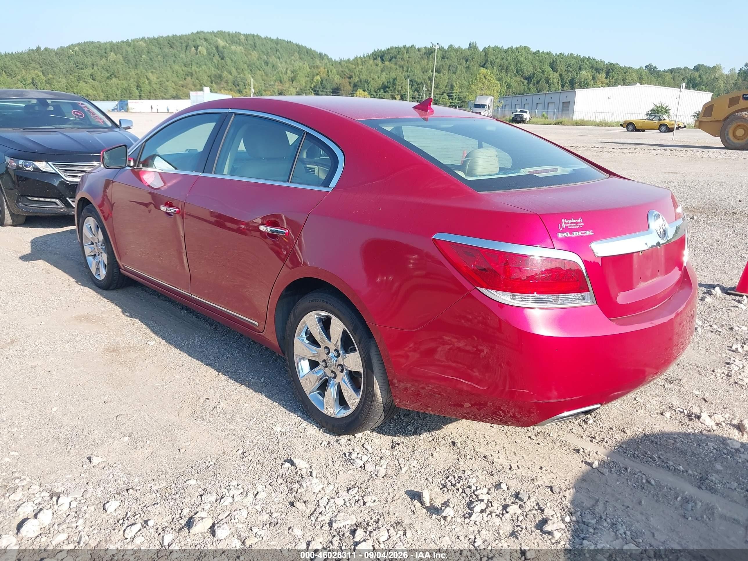 2012 Buick Lacrosse VIN 1G4GC5E3XCF374487 IAAI salvage auction — Normal Wear, Clear (Alabama), sold $675 on 2026-09-09 (photo 3)