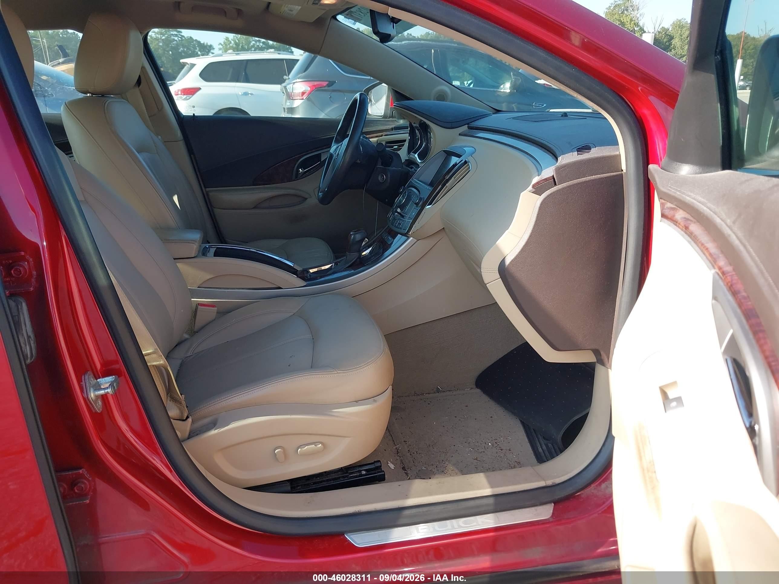 2012 Buick Lacrosse VIN 1G4GC5E3XCF374487 IAAI salvage auction — Normal Wear, Clear (Alabama), sold $675 on 2026-09-09 (photo 5)
