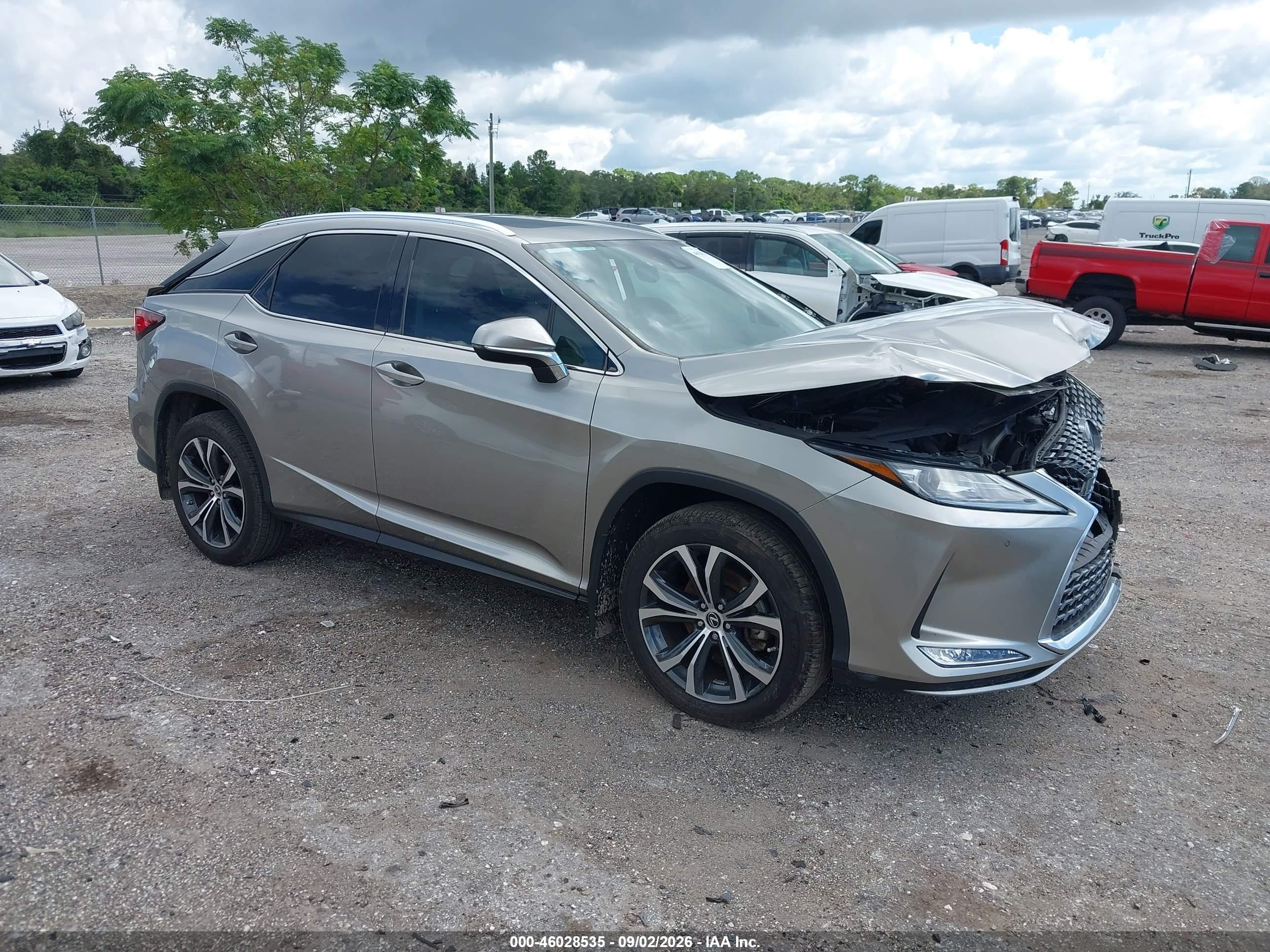 2022 Lexus RX 350 VIN 2T2HZMAA6NC231596 — IAAI salvage auction photo