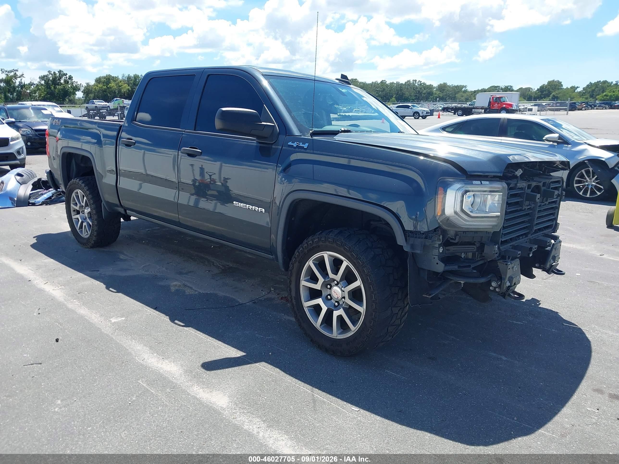 2017 GMC Sierra 1500 VIN 3GTU2LECXHG219314 — IAAI salvage auction photo