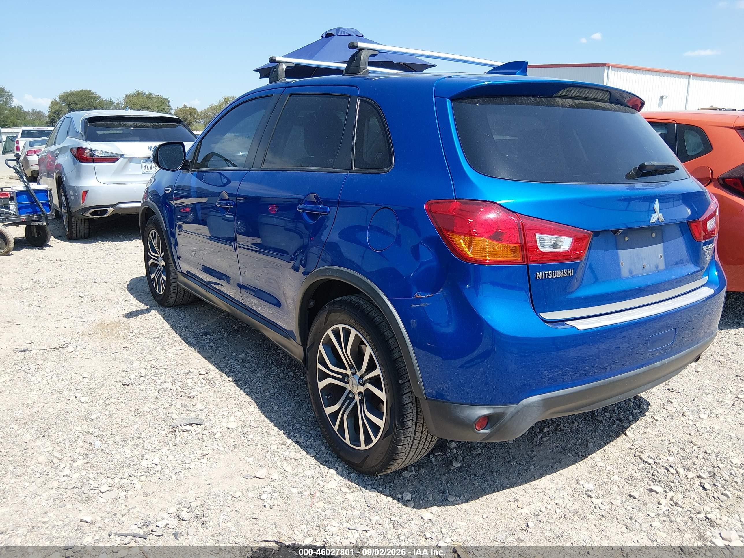 2017 Mitsubishi Outlander VIN JA4AP3AW2HZ032986 IAAI salvage auction — Normal Wear, Original (Texas), sold $1,875 on 2026-09-08 (photo 3)