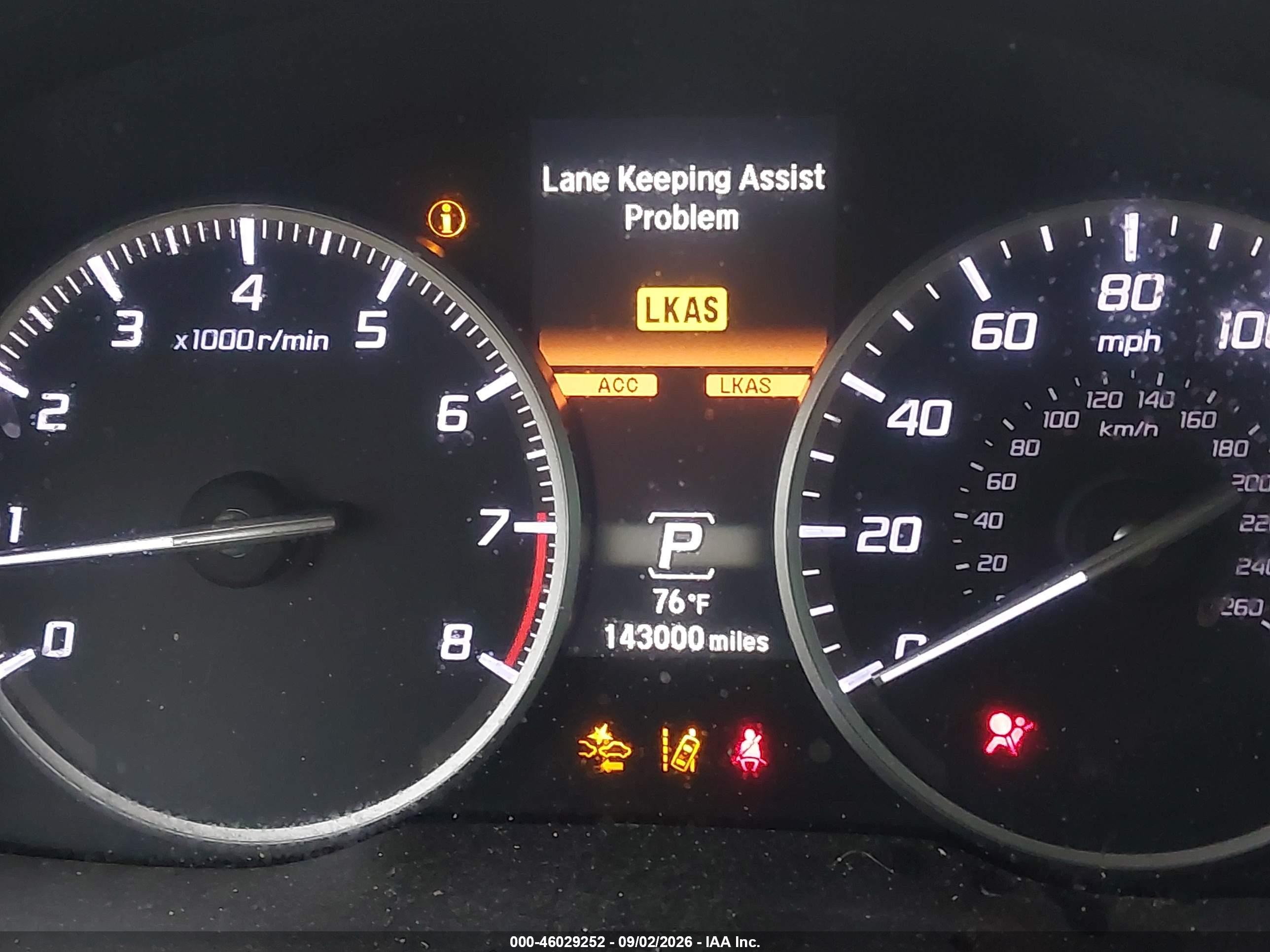 2019 Acura Ilx VIN 19UDE2F79KA009250 IAAI salvage auction — Front End, Salvage (New Jersey), sold $2,450 on 2026-10-10 (photo 7)