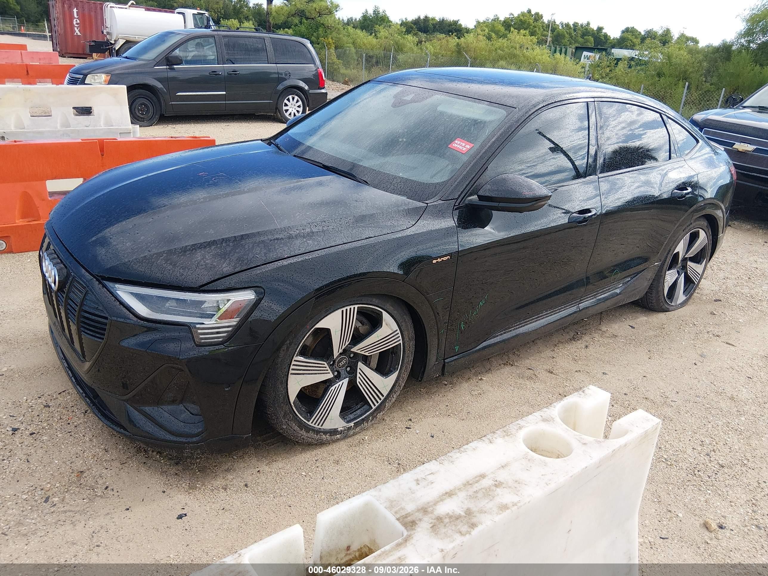 2021 Audi E-tron sportback VIN WA13AAGE5MB024350 IAAI salvage auction — Rear End, Certificate Of Destruction (Florida), sold $18,600 on 2026-10-07 (photo 2)